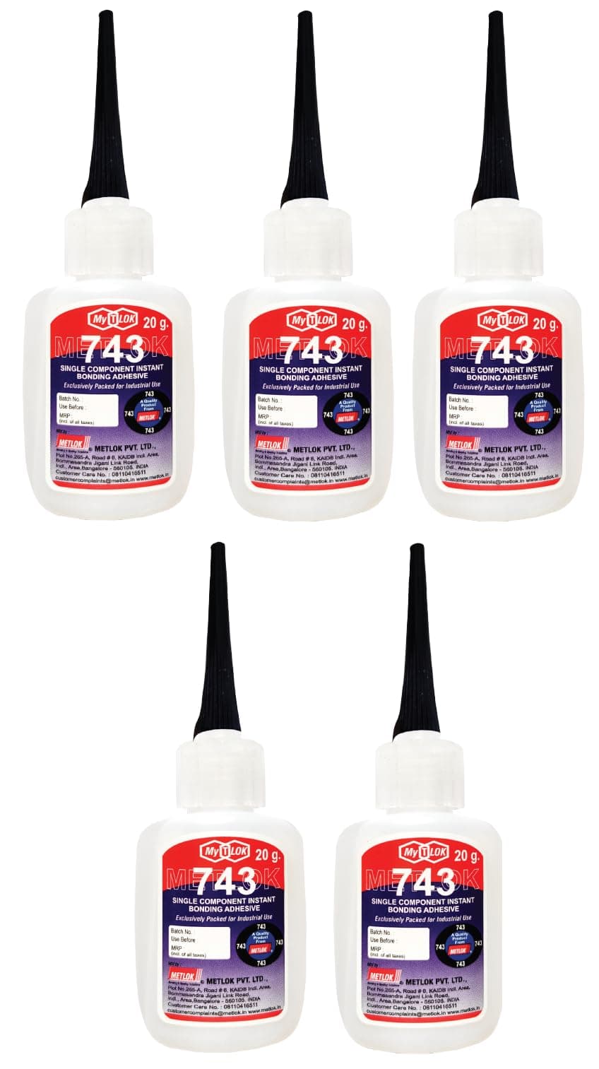 Strong Instant Bonding Adhesive super-fast glue for plastic, ceramic, rubber, glass, metal, shoe, banner, instant adhesive Cyanoacrylate glues Super Bond 743 Fast Strongest Bonding Easy to Use (5)