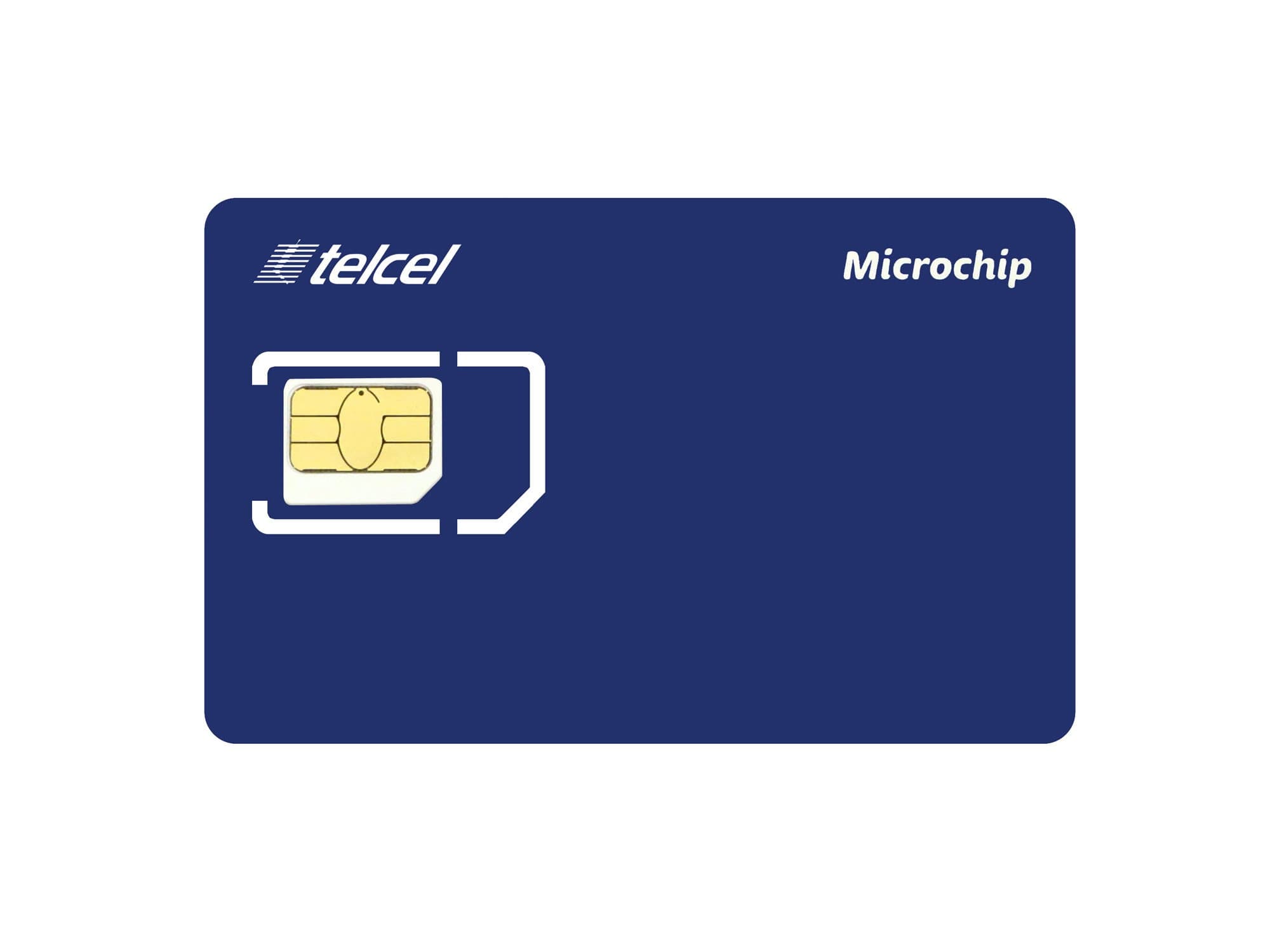 Telcel Mexico Prepaid SIM Card with 2GB Data and 250 Anywhere Minutes (LTE Micro)