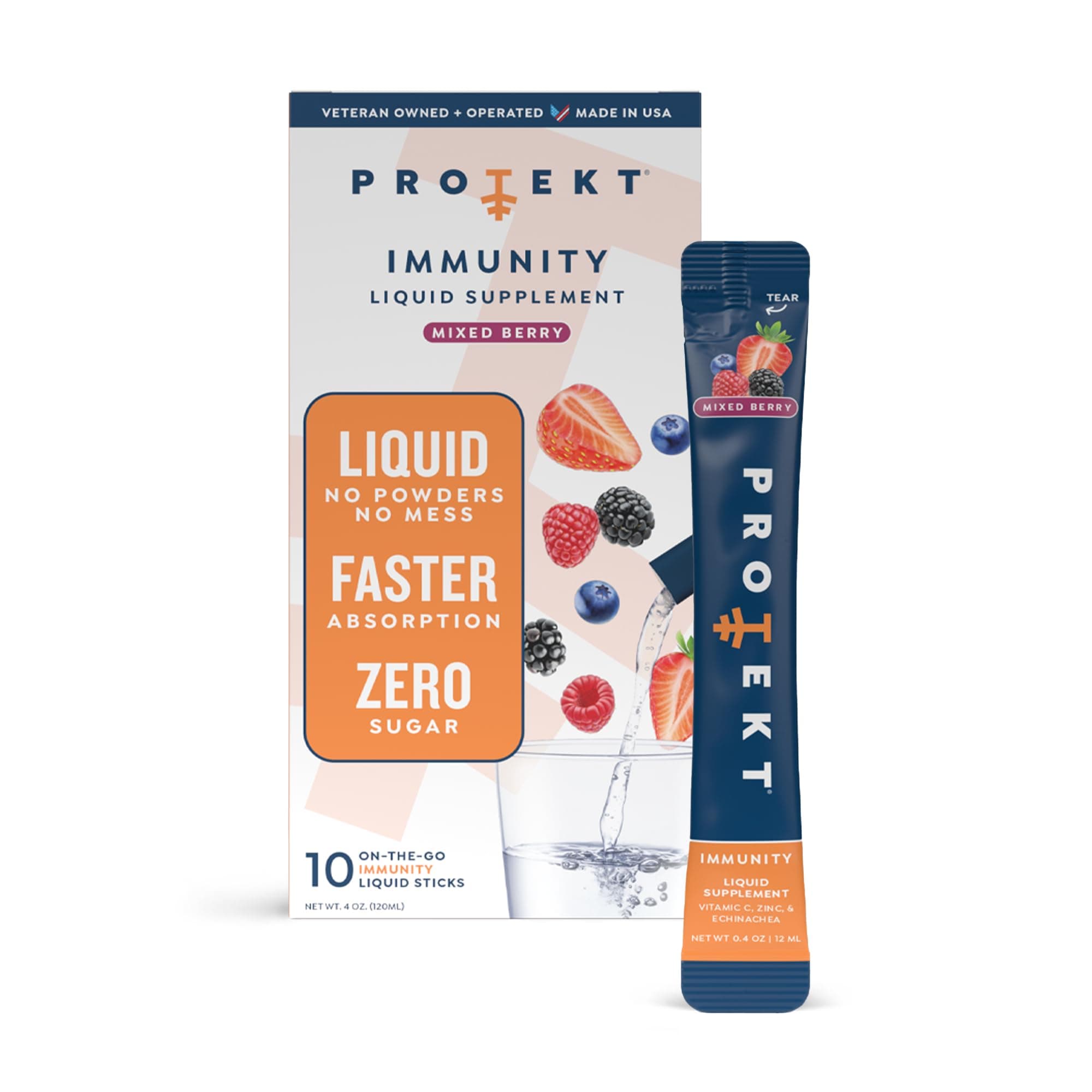 PROTEKT Liquid Immune Support Supplement - Liquid Drink Mix, Immunity Supplem...