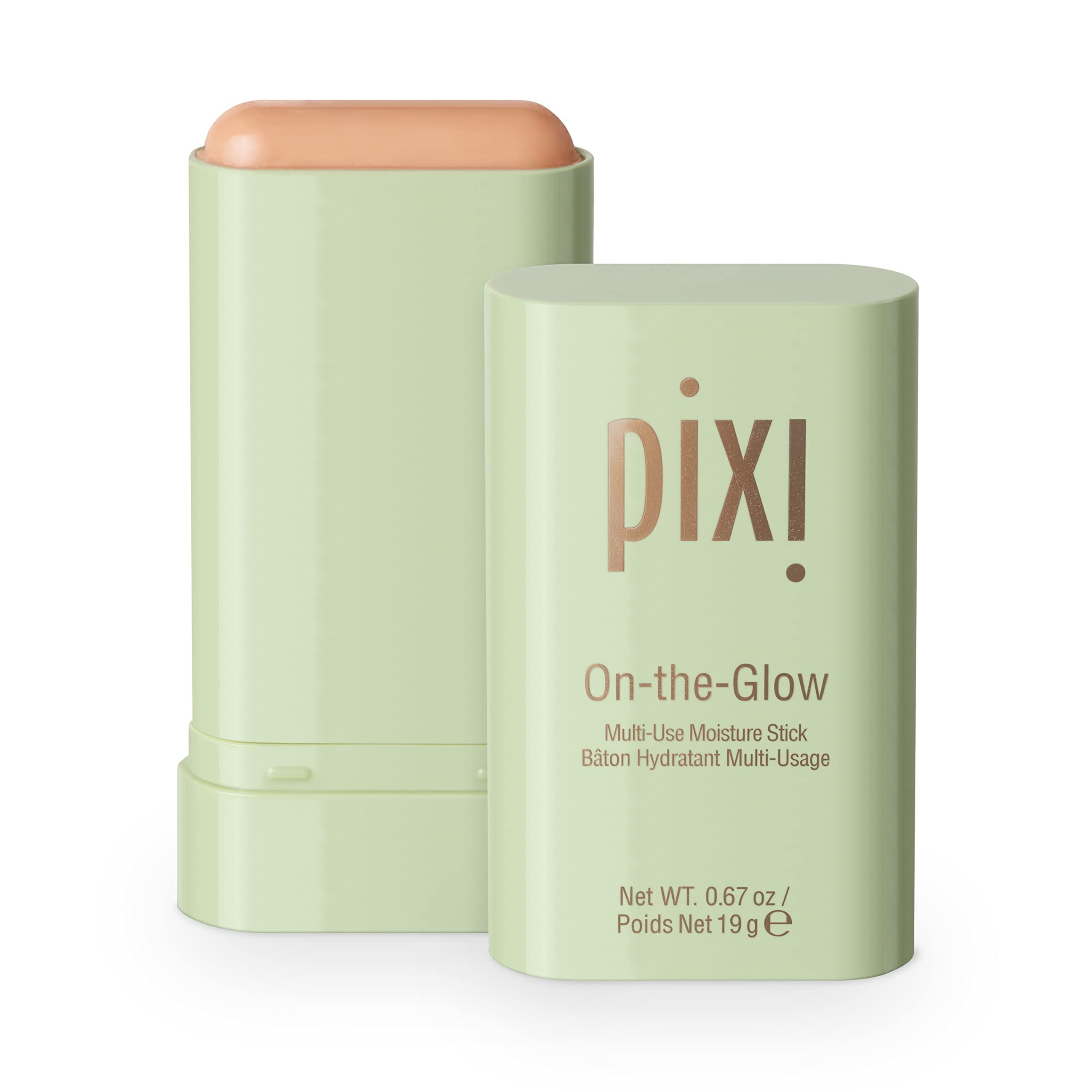 Pixi Beauty On-the-Glow | Solid Moisturizer Stick | Multi-Use Moisturizer | Travel-Friendly Hydration Anywhere You Go | 0.67 Oz