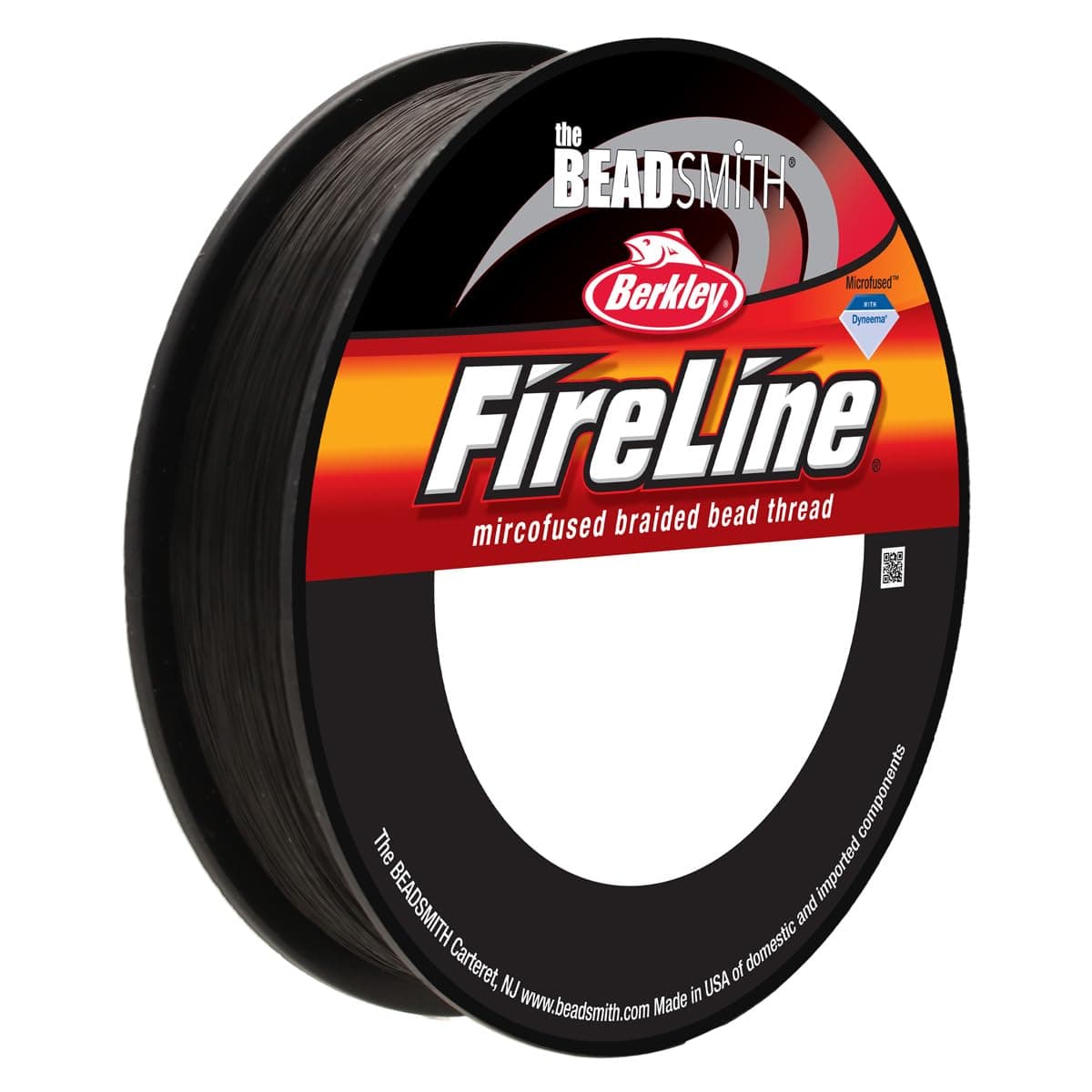 The Beadsmith Fireline by Berkley – Micro-Fused Braided Thread – 6lb. Test, 006”/.15mm Diameter, 125 Yard Spool, Smoke Grey – Super Strong Stringing Material for Jewelry Making and Bead Weaving…