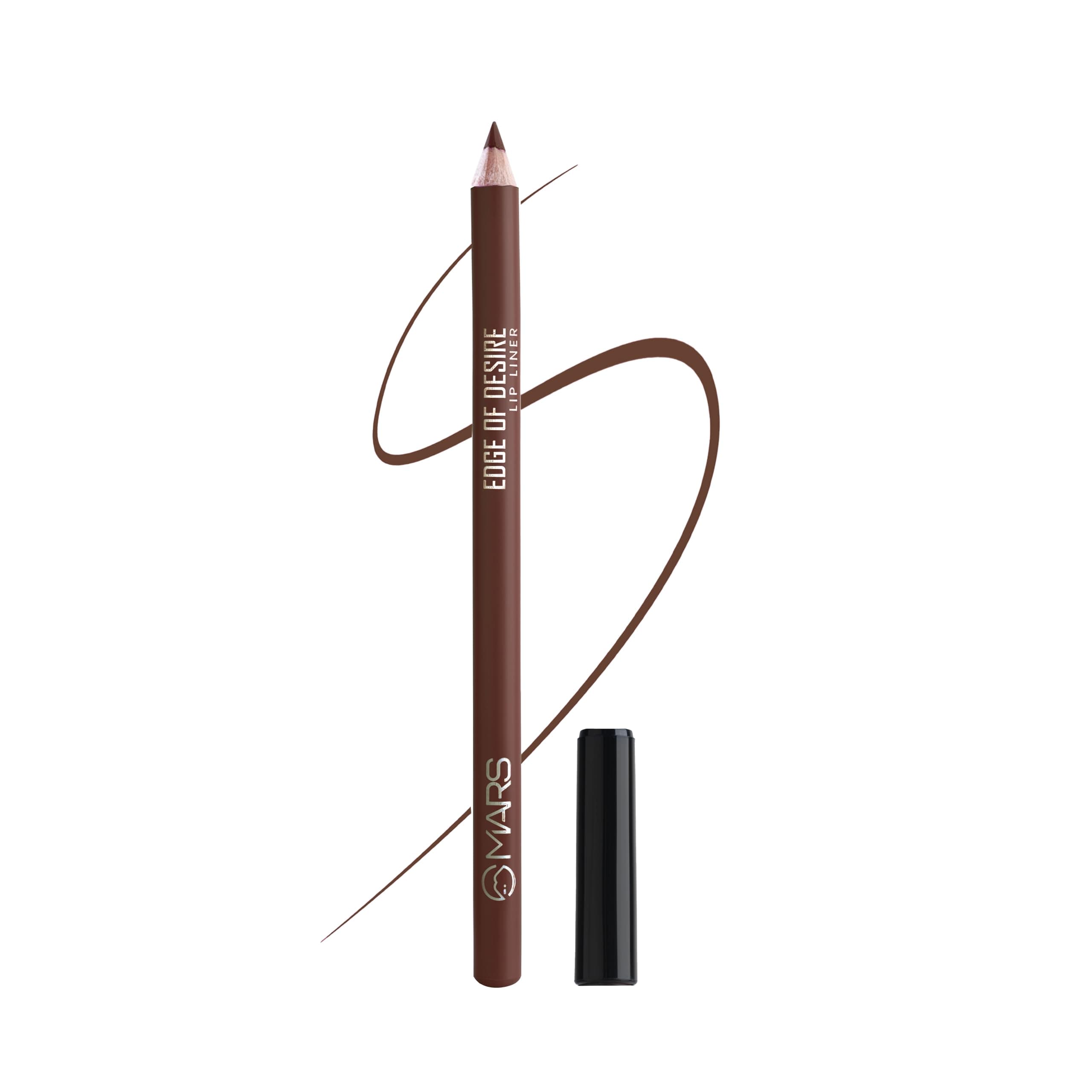 MARS Edge of Desire Matte Lip Liner | One Swipe Smooth Application | Long Lasting Lip Pencil (1.4gm) (14-CHOCO BUTTER)
