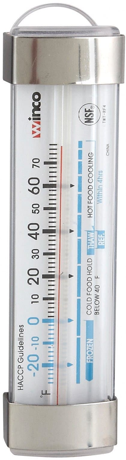 Freezer/Refrig Thermometer, 3-1/2"L, Suction Cup