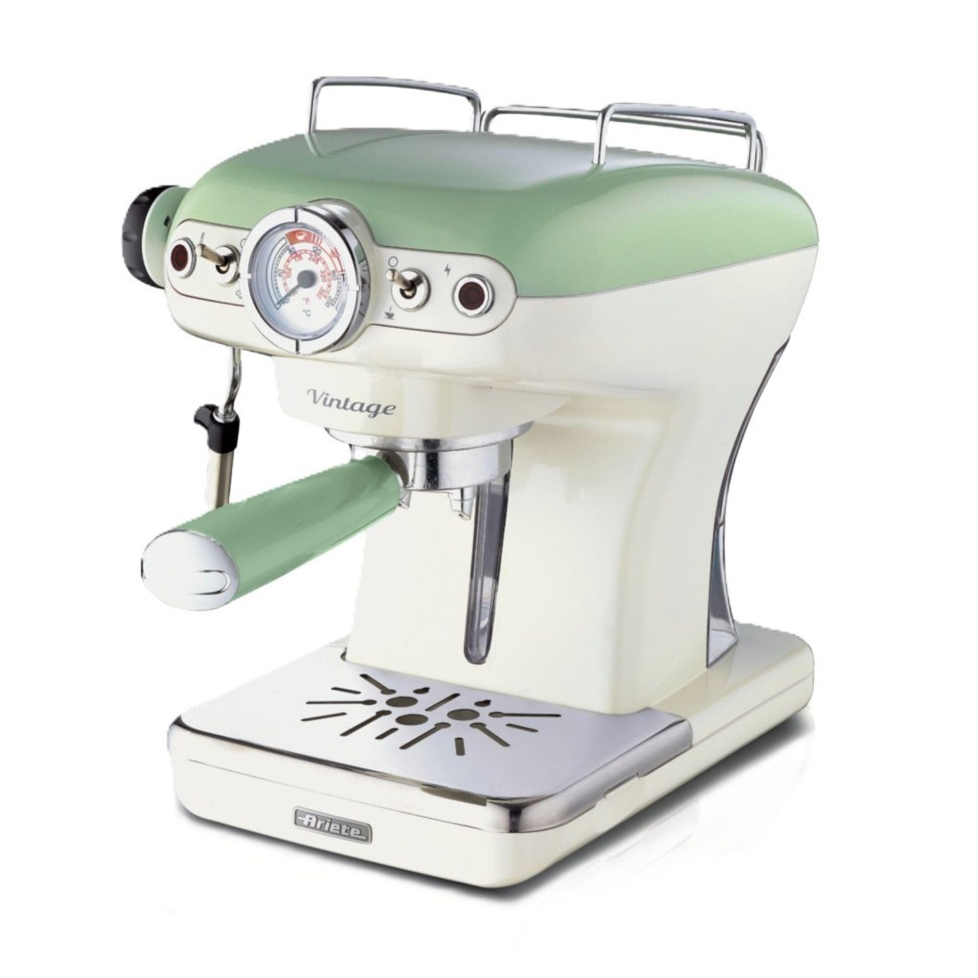 Ariete 1389 Espresso coffee machine/coffee maker/Espresso coffee maker: Italian Brand (Green) A DeLonghi Company