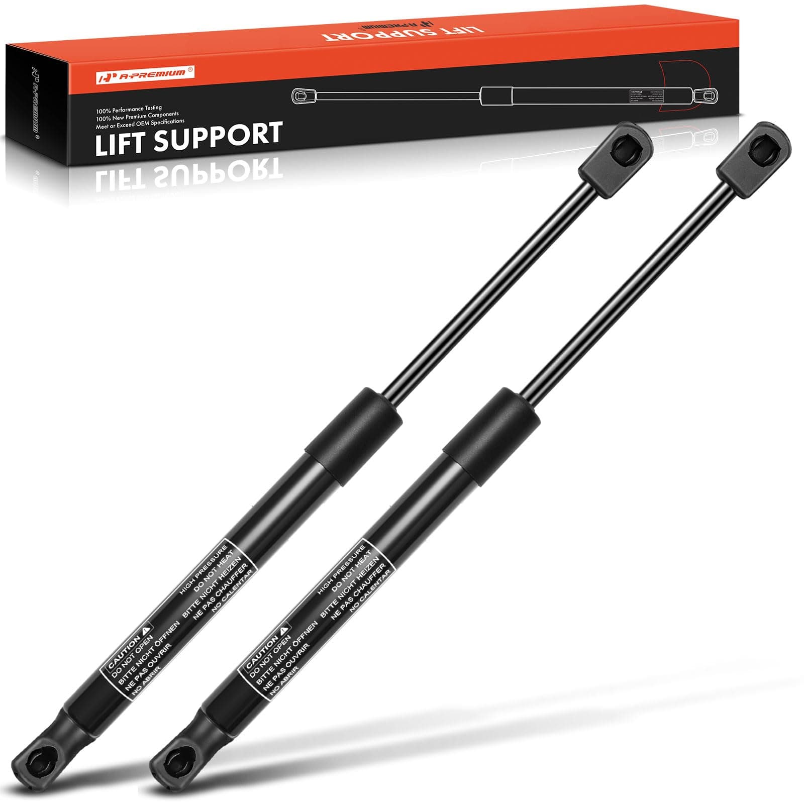 A-Premium Front Hood Lift Supports Shock Struts Compatible with Select Hyundai Models - Santa Fe 2013-2019, Santa Fe Sport 2013-2018, Santa Fe XL 2019, Sport Utility - Replace# 816614Z000(2PC Set)