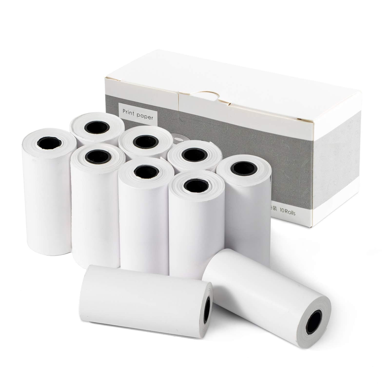 10 Rolls Print Paper Roll Refill Works with MINIBEAR Instant Camera, Fit for Most Kids Camera Paper Roll Refill Thermal