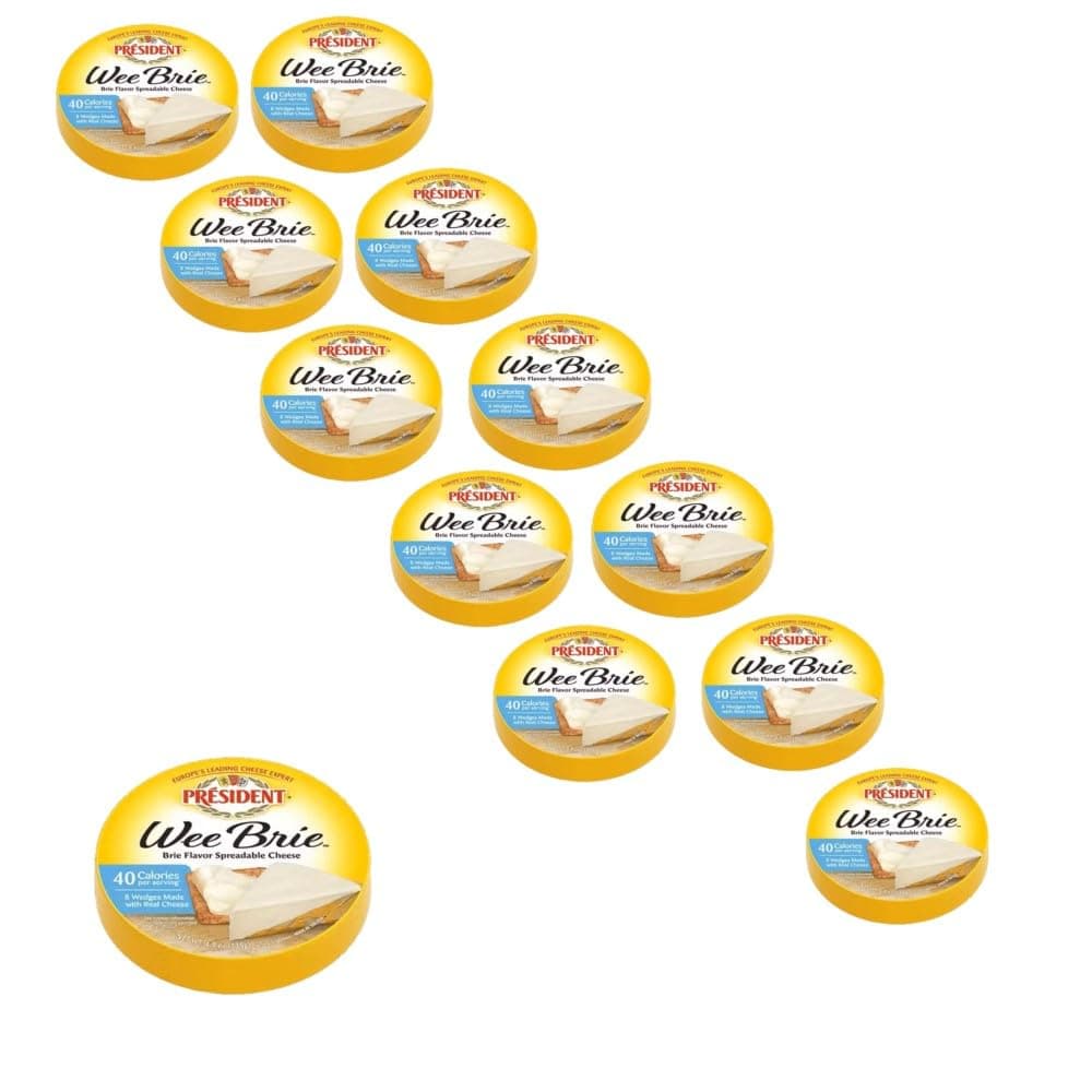 President Wee Brie Cheese, 4.9OZ, 12 Pack