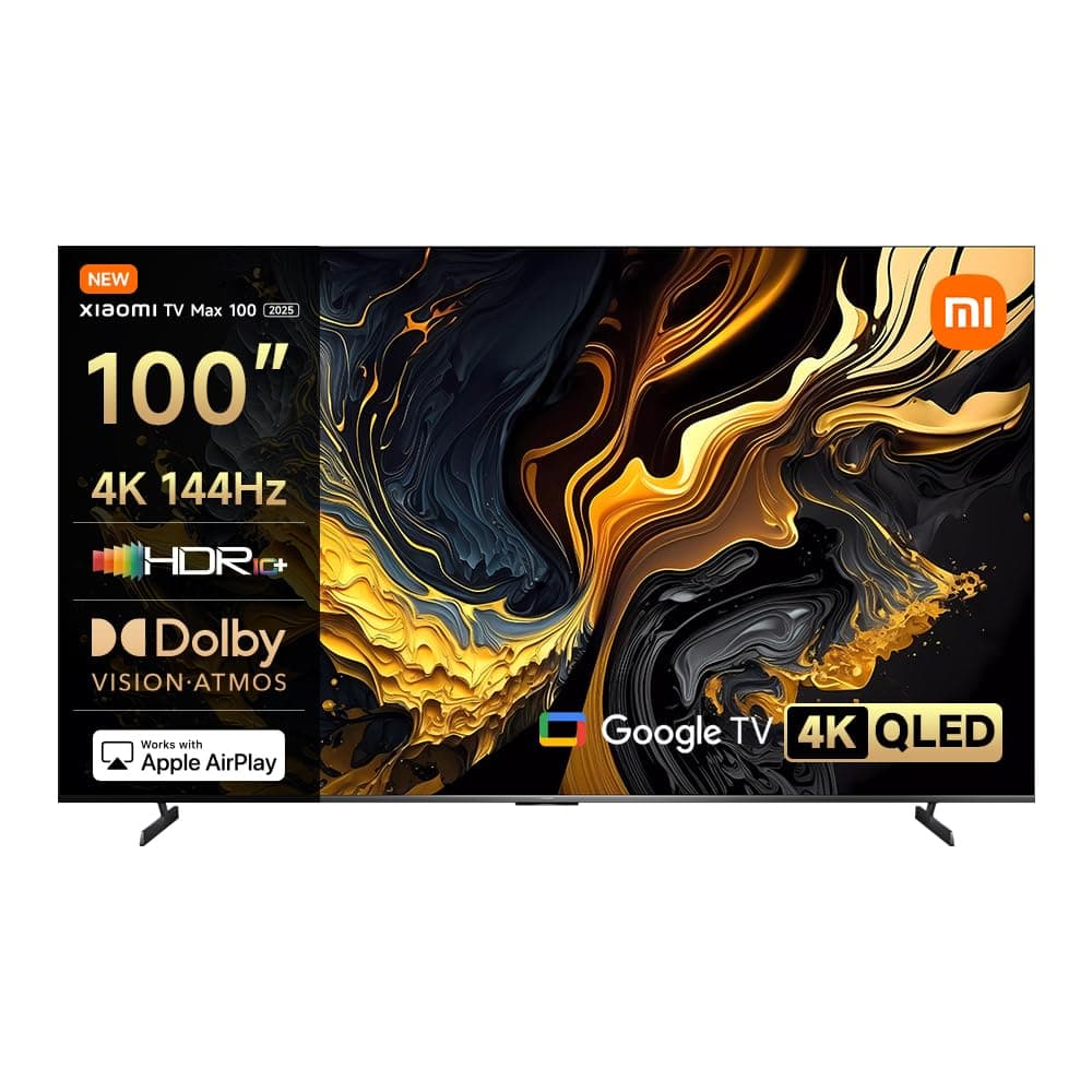 TV Max 100 2025 | Ultra-large 4K display | Quantum Dot display | 144Hz refresh rate, Dolby Vision® | Dolby Atmos®¹ | AI processor | Google TV™³