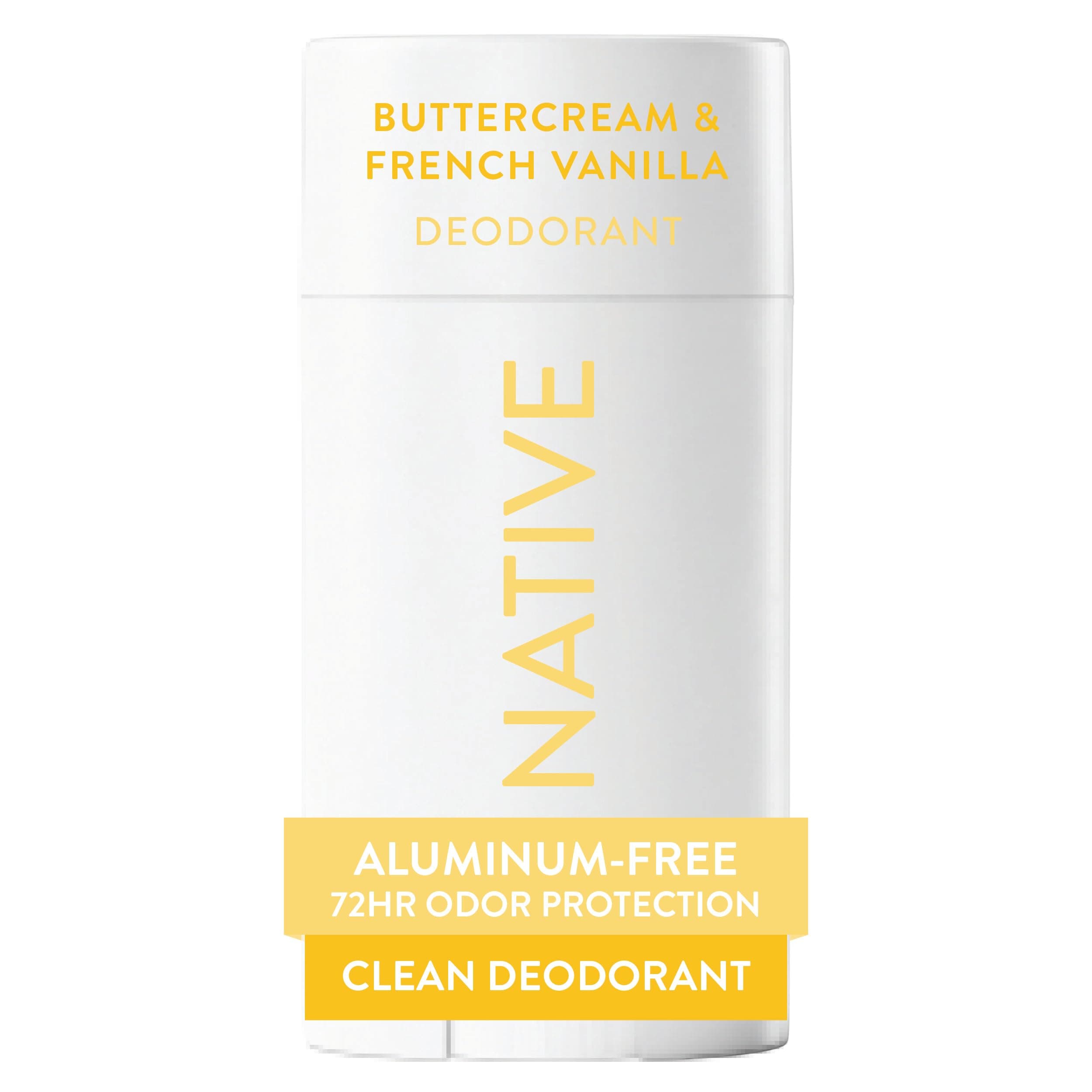 Native Deodorant Contains Naturally Derived Ingredients, 72 Hour Odor Control, Deodorant for Women and Men, Aluminum Free, Buttercream & French Vanilla 2.65oz