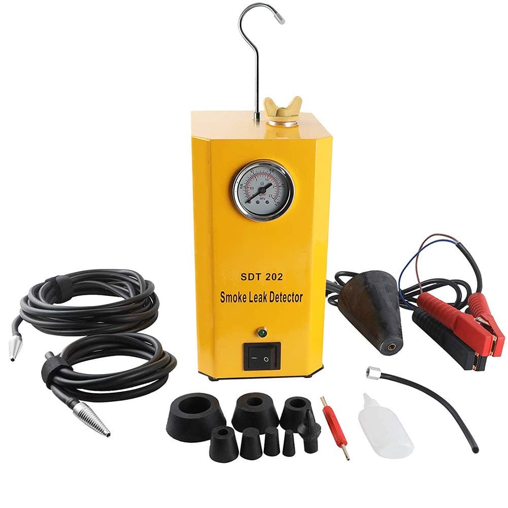 Car EVAP System Leak Testing Machine Leak Detector, 12V Automotive Fuel Pipe System Leak Tester with EVAP Adapters for All Vehicles
