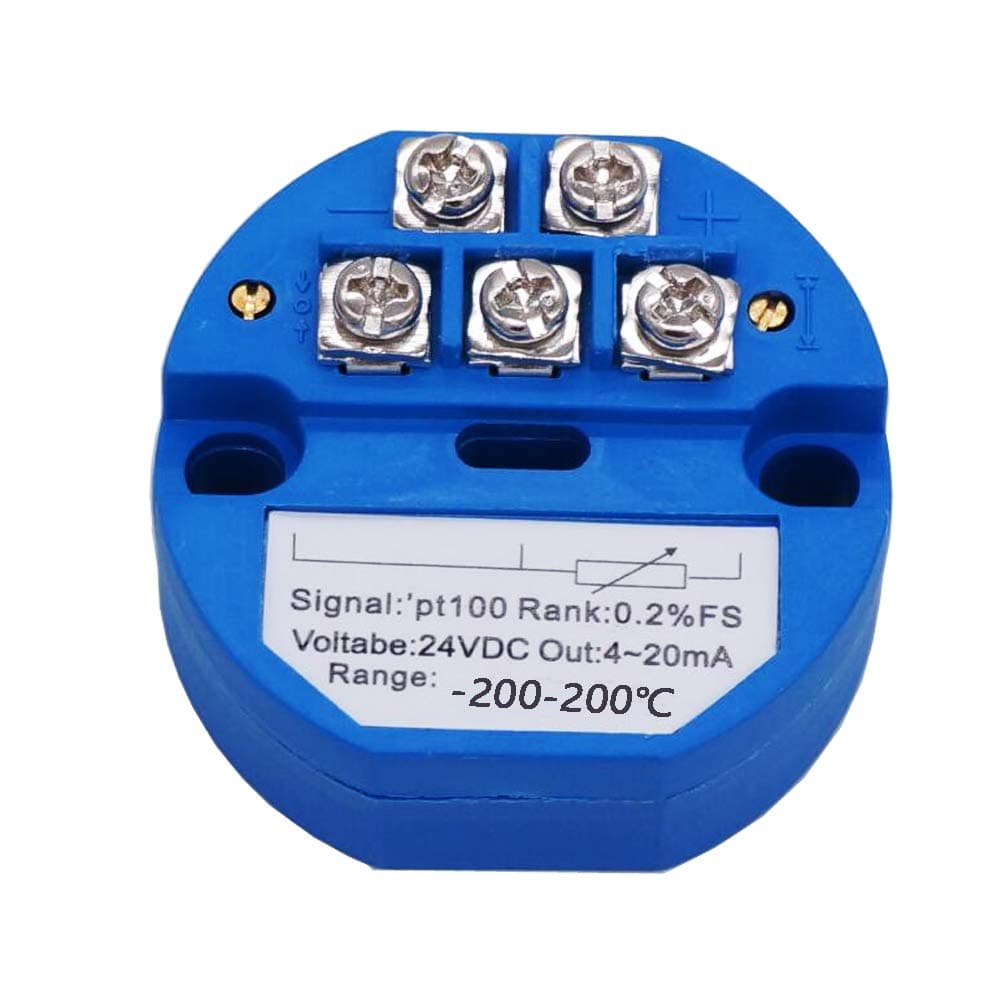 TWTADE / -200~200 Celsius RTD PT100 SBW Temperature Sensor Temperature Transmitter Isolated Detector Module -200~200 Degree - 4-20MA