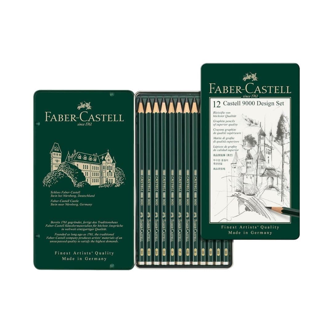 Faber-Castell 9000 PENCIL DESIGN SET/12