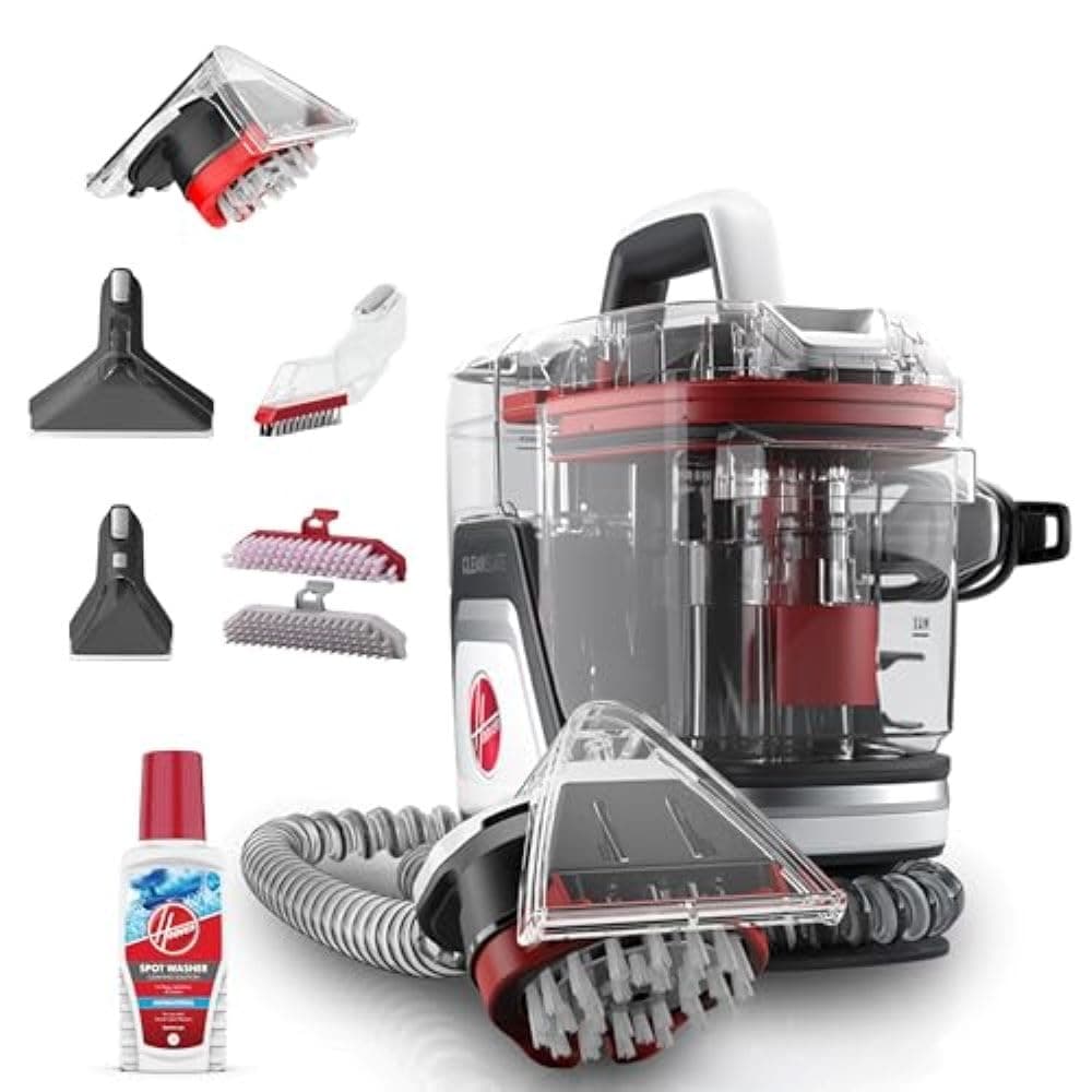 SpotWash Home Pet-Design Spot Cleaner, Upholstery, Sofa, Stairs, Home, Car, Rug, Stain Cleaning Handheld Shampooer Machine, Solution, SpinScrub and Tools, 4.5kg, 3 Year Warranty - CDSW-MPMC