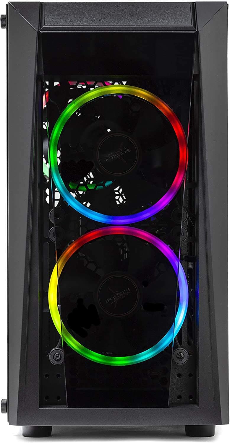 Skytech Gaming Blaze II Gaming PC Desktop – Intel Core i3 10105F 3.7 GHz, GTX 1650, 500GB SSD, 16G DDR4 3200, 600W Gold PSU, AC Wi-Fi, Windows 10 Home 64-bit