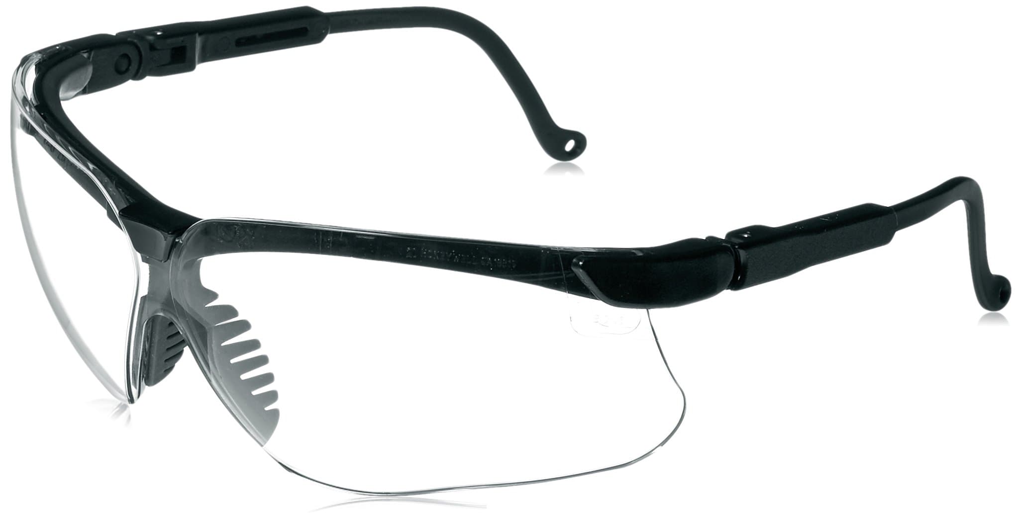 Howard Leight Genesis Sharp-Shooter Shooting Glasses, Black Frame, Clear Lens (R-03570)