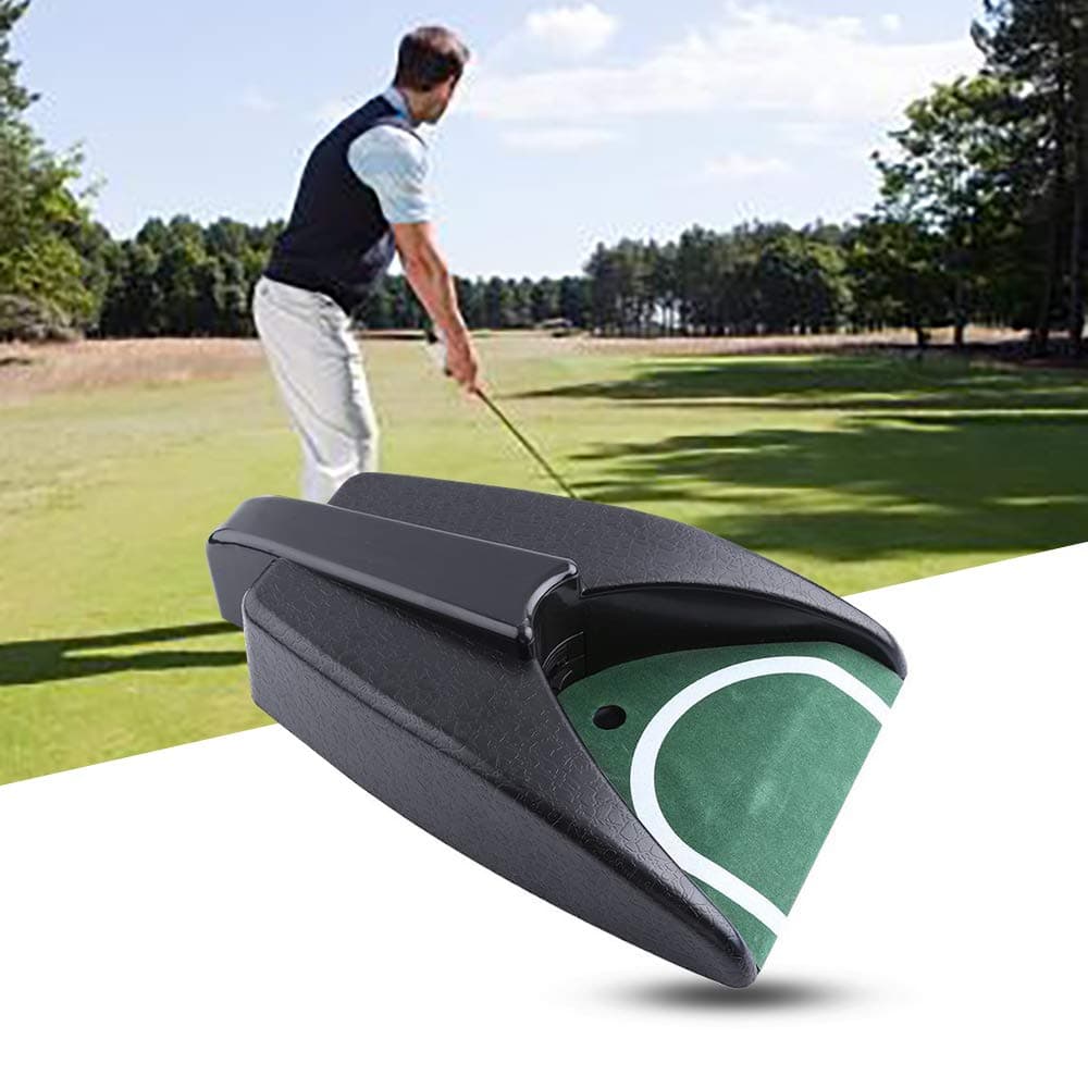 Golf Automatic Ball Return Auto Putt Returner Automatic Putt Return Machine Training Practice Golf Ball Kick Back Return Golf Auto Return System