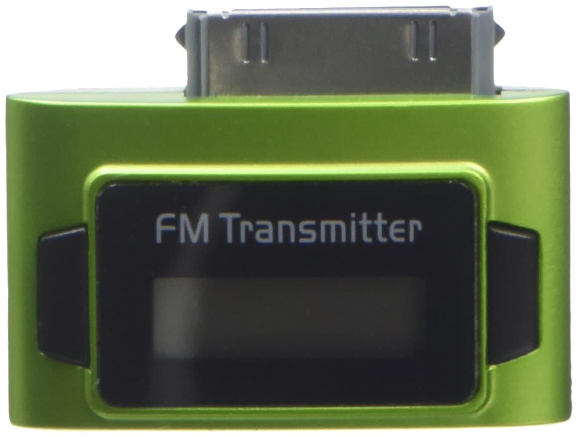 Exeze Pico 5 FM Transmitter for iPhone, iPod Nano, iPod Touch, iPod Classic - Ultra Small - No cables or batteries needed - Green