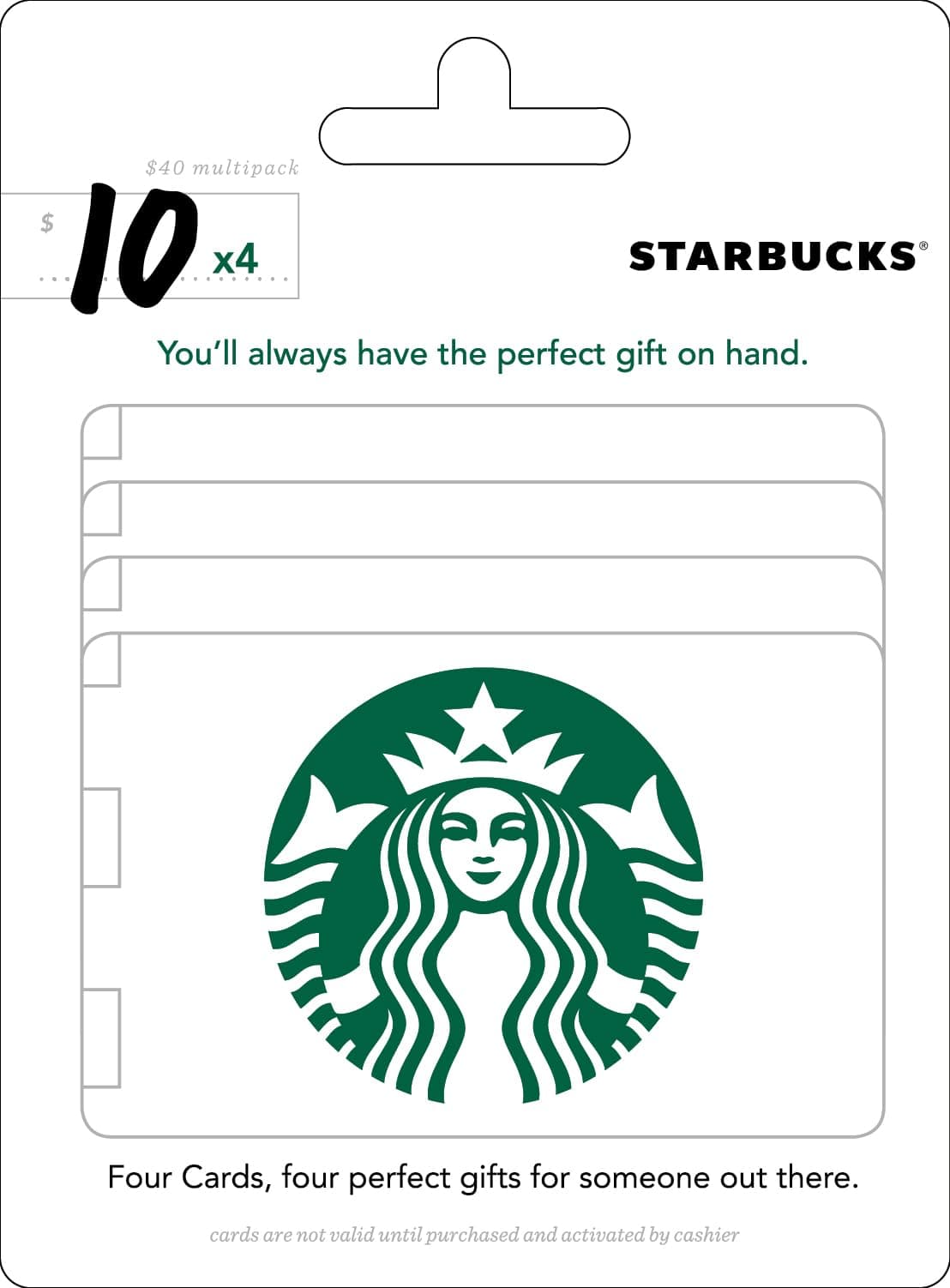 $10 Gift Cards (4-Pack)