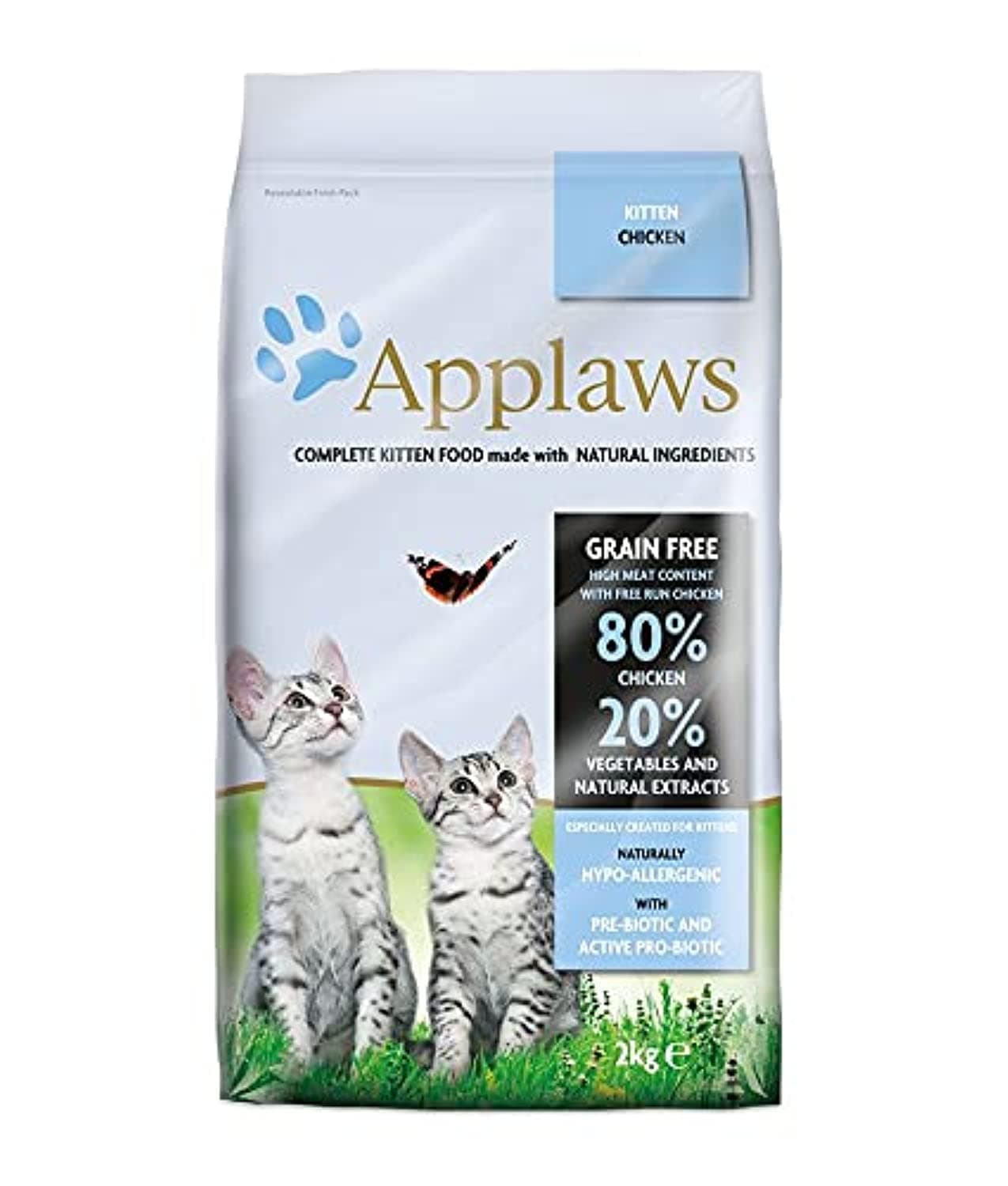 Applaws Natural Cat Food Chicken Dry Kitten Food (2kg)
