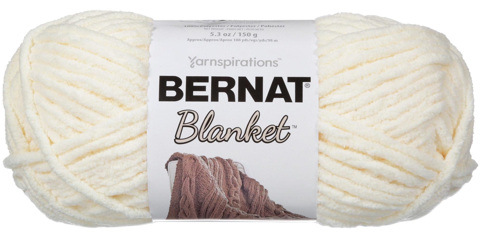Bernat Blanket Yarn-Vintage White