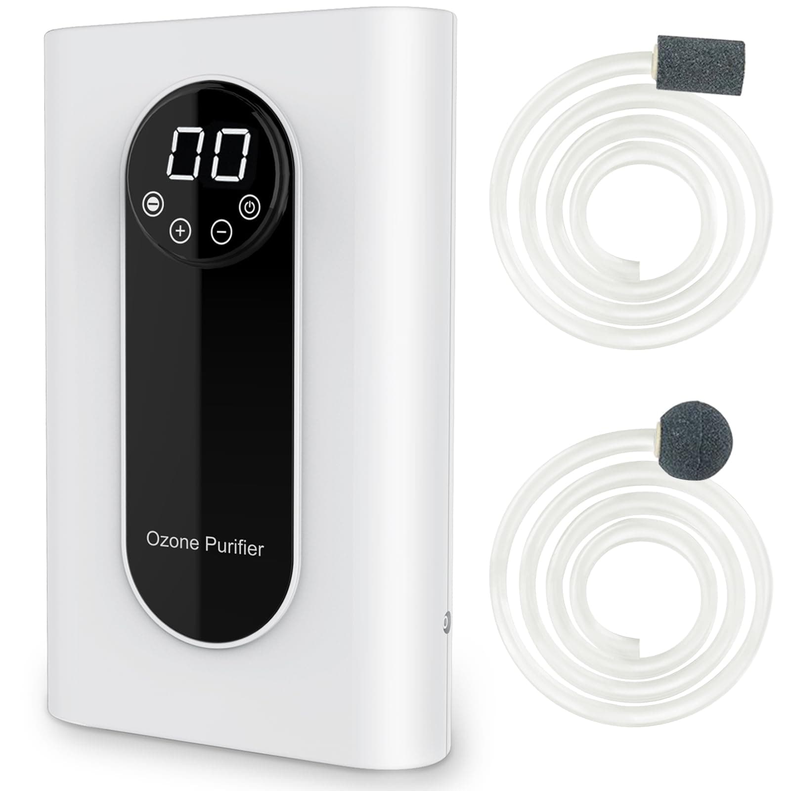 Portable Ozone Generator,1000mg/h Multipurpose Ozone Machine for Air,Water,Food,Home,Office,Hunting, White