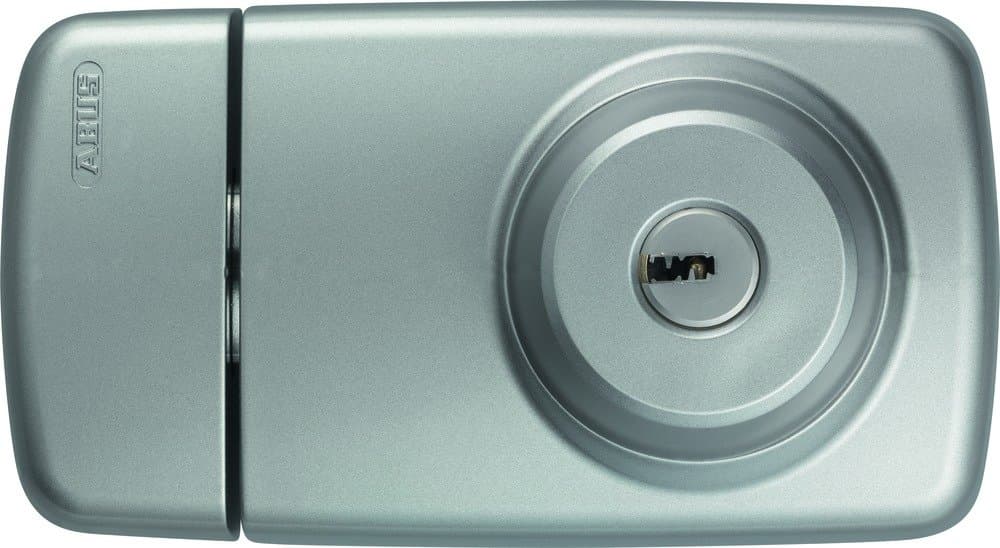 ABUS 532962 7025 S Additional Door Lock with Internal and External Cylinder Silver