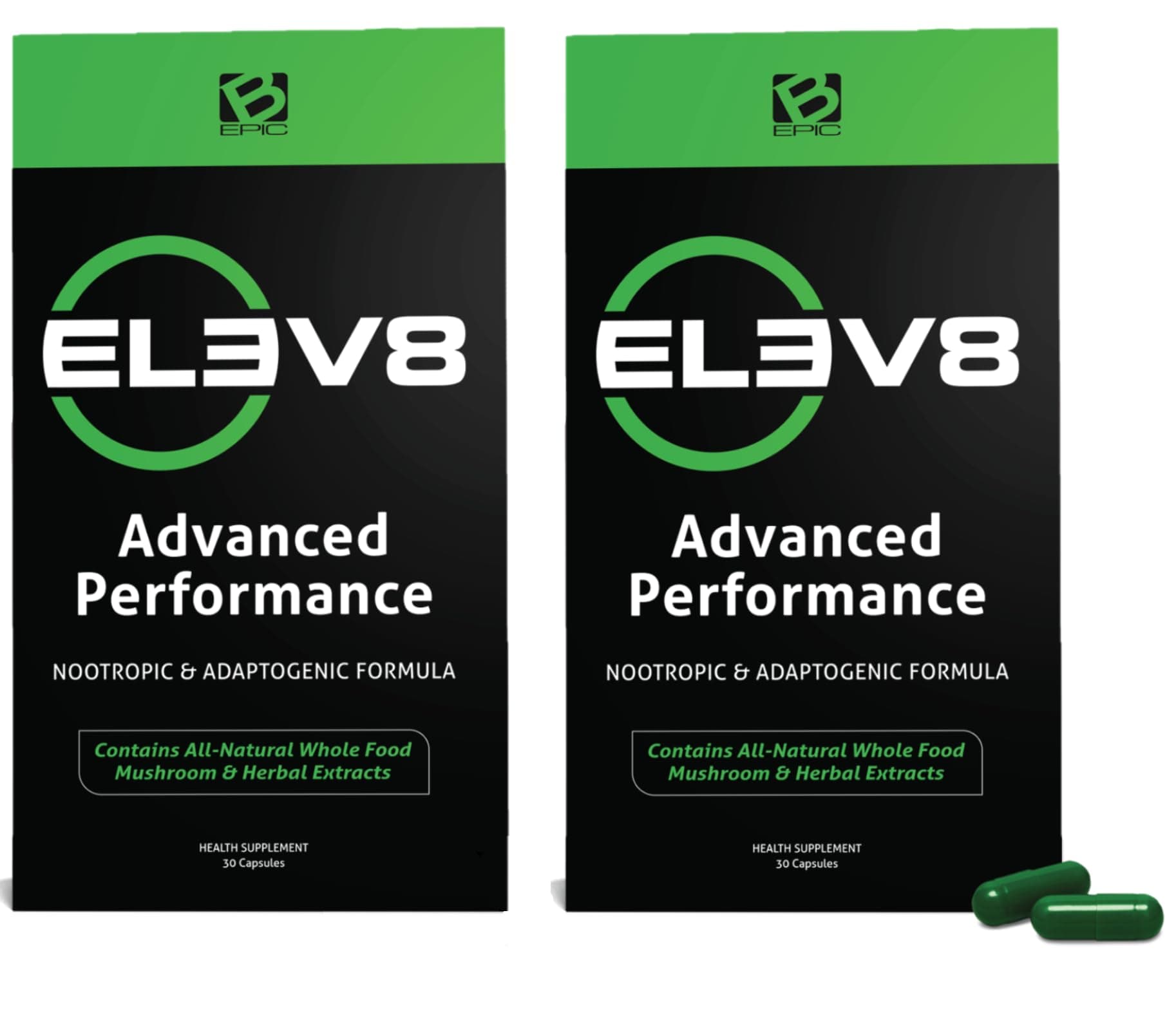 ELEV8 Advanced Performance Supplement - 60-Day Supply (60 Capsules) | Unlock Ancient Medicinal Secrets for Optimal Health and Functioning (Packaging May Vary)