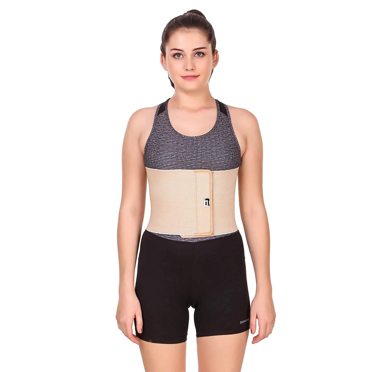 best Chest Rib Belt Elastic Wrap Injury Binder Compression & Support Brace for Men & Female (skin free size)