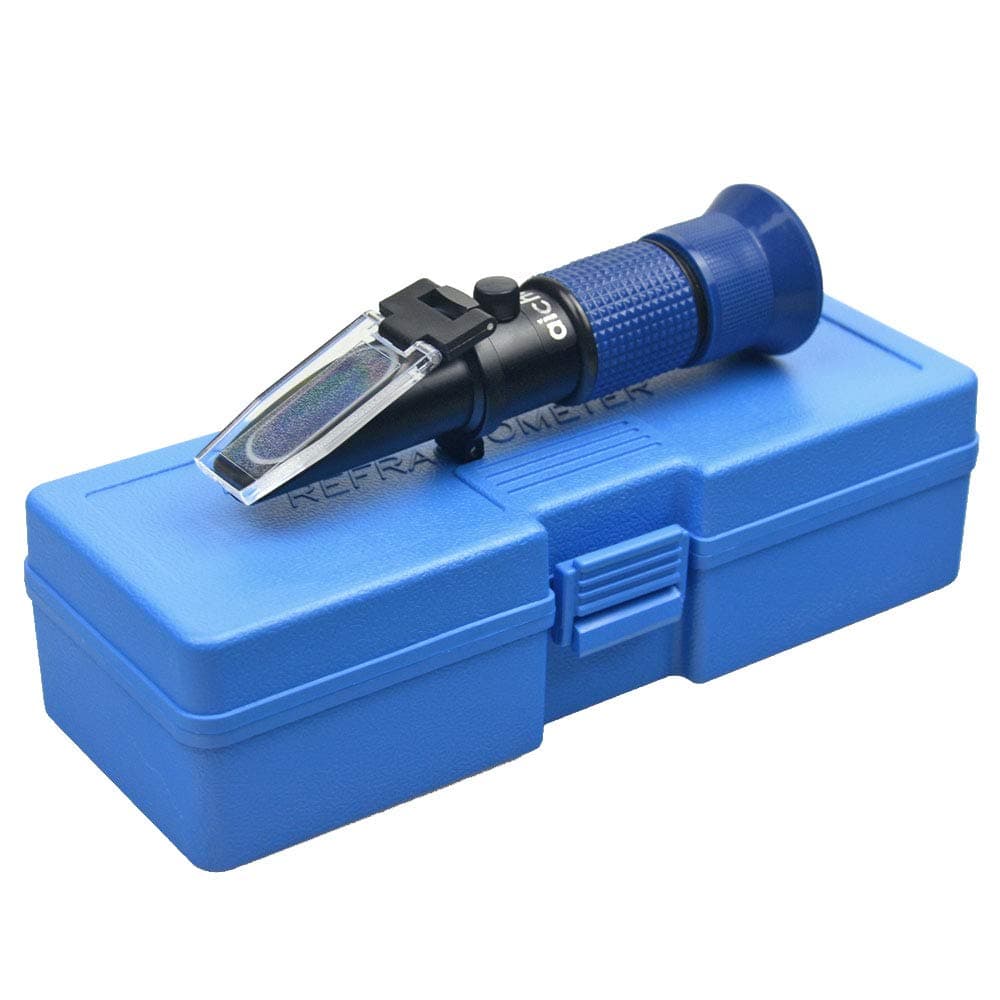 0-80% Brix Meter Refractometer for Measuring Sugar Content in Fruit, Honey, Maple Syrup and Other Sugary Drink, with Automatic Temperature Compensation Function