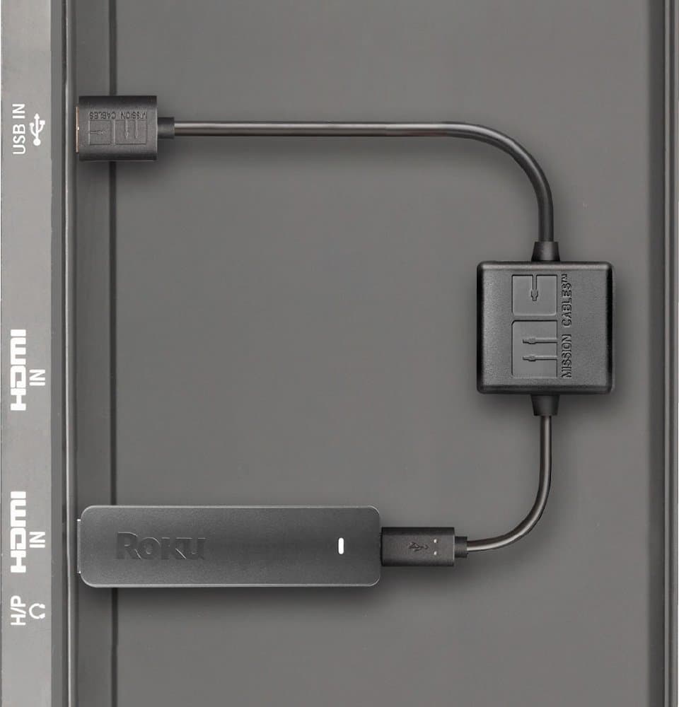 Mission Power USB Cable for Powering Roku Stick