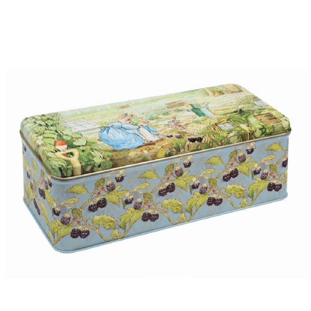 Beatrix Potter Peter Rabbit Long Deep Rectangular Storage Tin