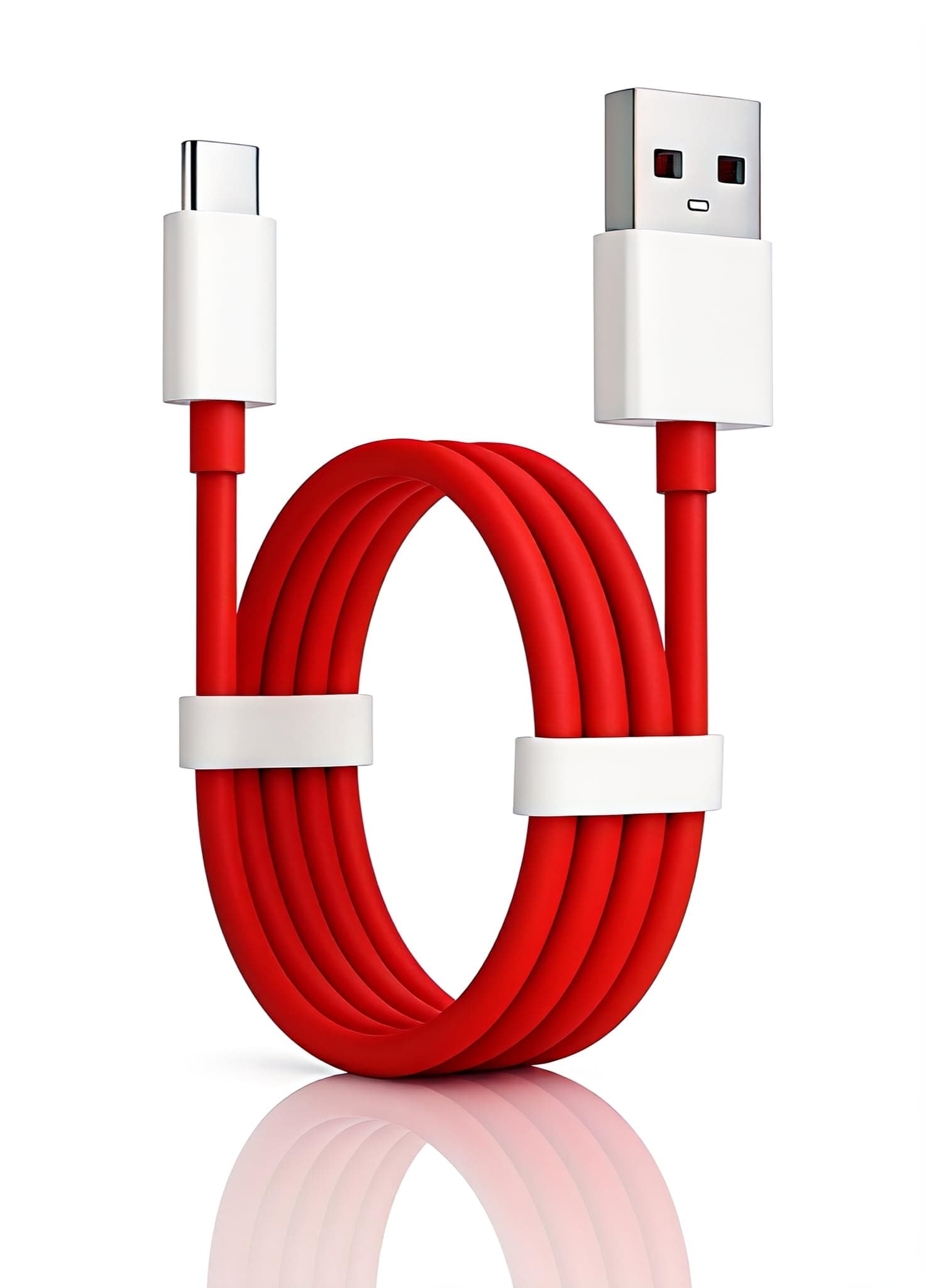 Hoerrye Original 80W Supervooc Type A to C 1m Cable for13, 13R, Open, 12, 12R, Nord N30 5G, 11, 11R,10 Pro,10R,10T,9Pro, 9R,8Pro,8T/Laptop/Tablet Dash/Wrap/Vooc & Other 80 watt USB C Devices, Red