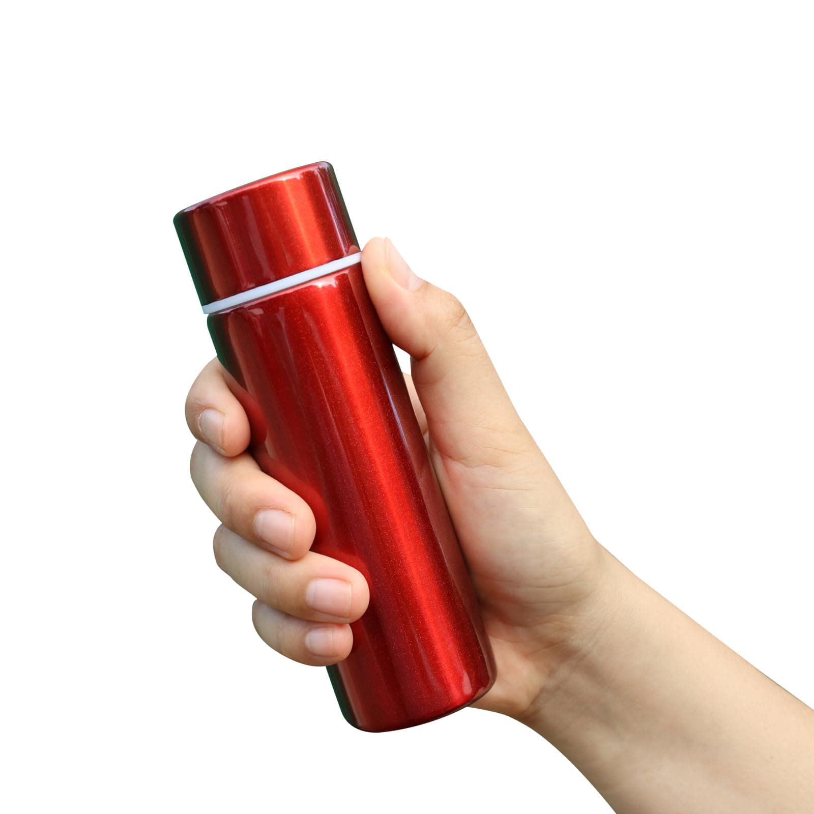 DJDL 150ml Mini Cute Coffee Vacuum Flasks Thermos Small Capacity Portable Stainless Steel Travel Drink Water Bottle Thermoses (red)