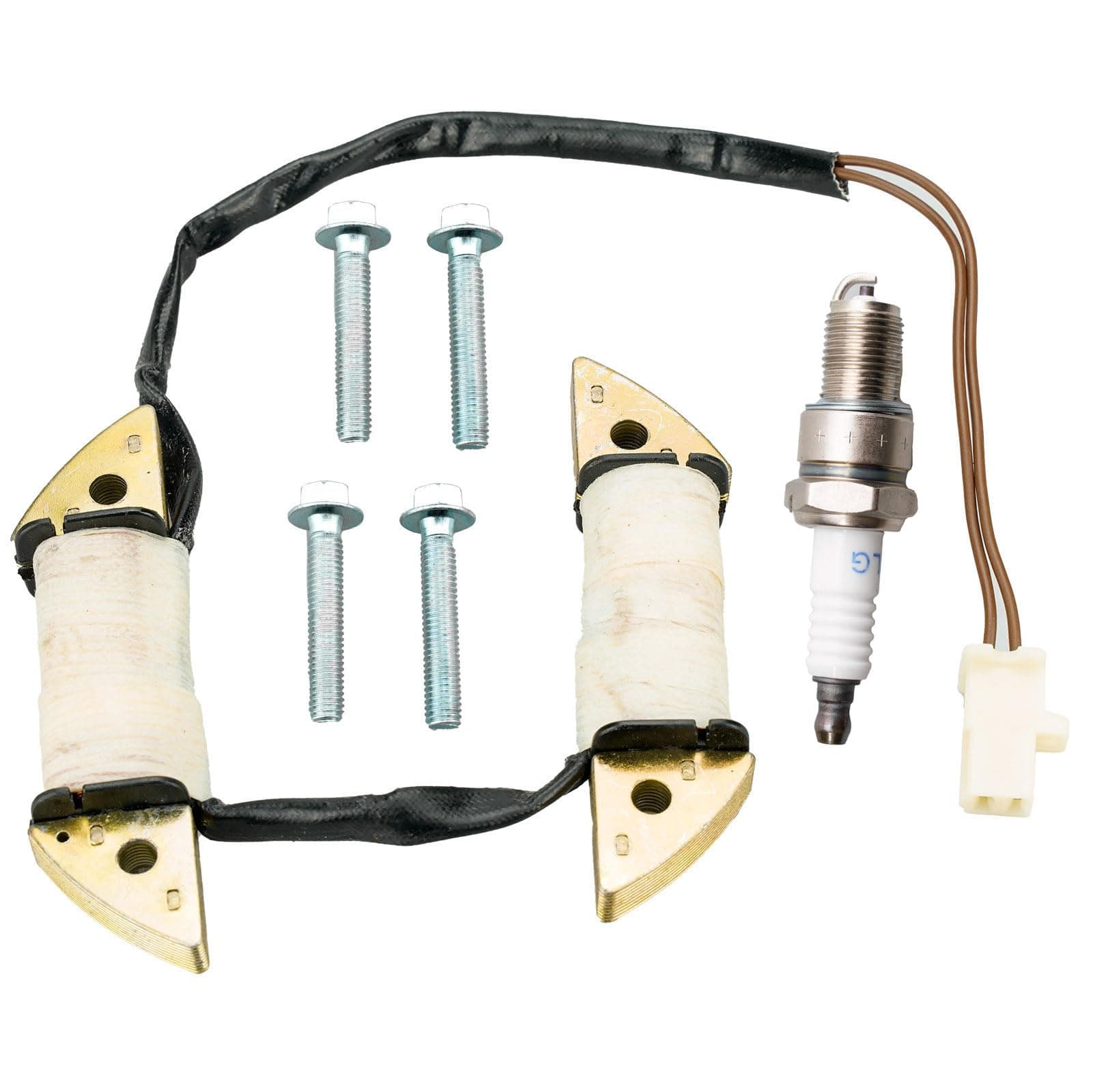 JJing Head Light Charging Coil Assembly for Harbor Freight Predator 212cc 6.5HP 7HP 301CC 8HP 420cc 13HP and Other 163cc 196cc Gas Engine Go-Kart Minibike