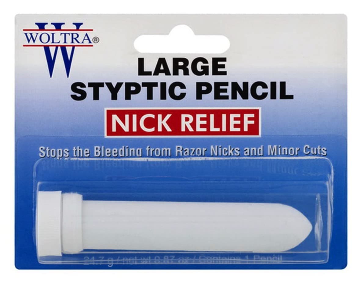 Woltra Nick Relief Large Styptic Pencil, 0.875 oz