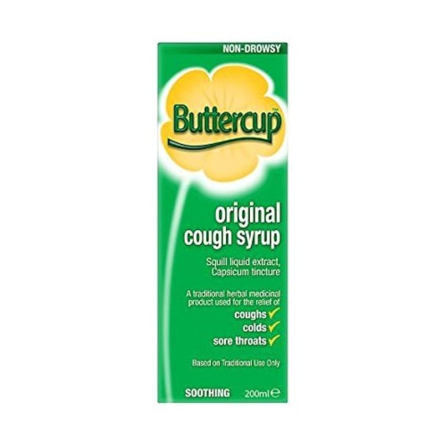 Buttercup Cough Mixture Syrup Original 200 Ml