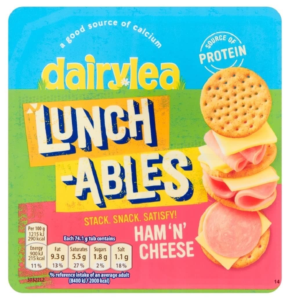 Dairylea Lunchables Ham 'n' Cheese, 74.1g