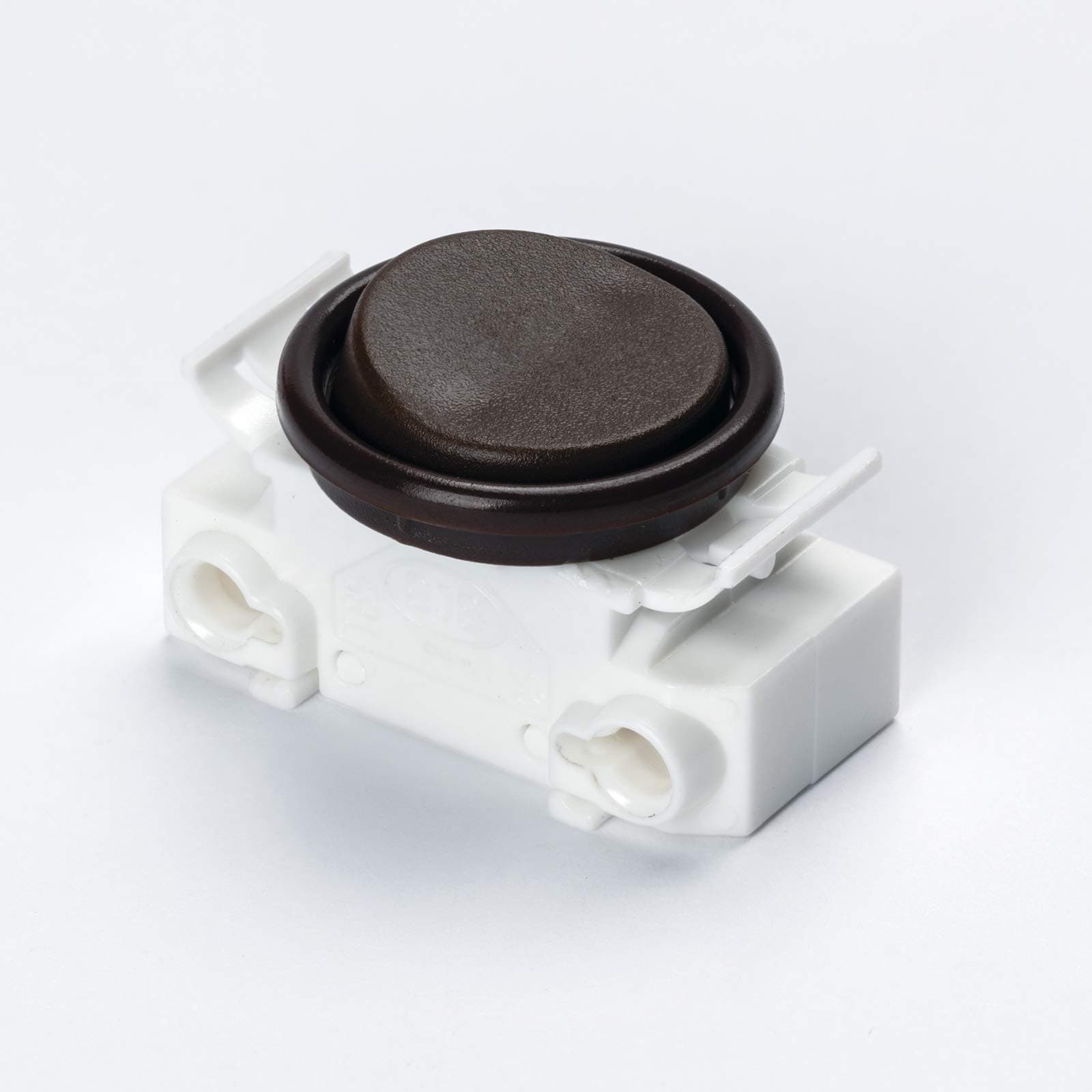 BJB Rocker Switch 43.409 Round Rocker Switch Brown Light Installation Lamps