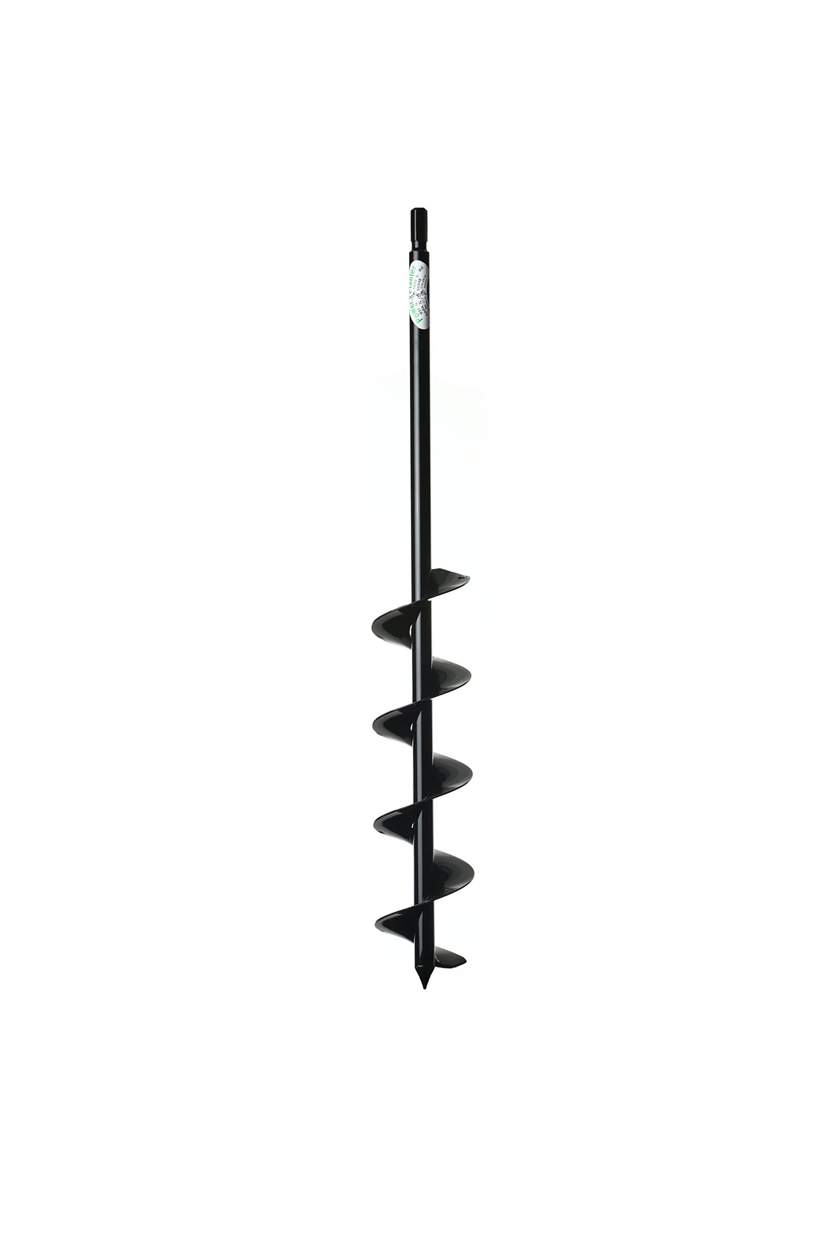 Extended Length Garden Auger Drill Bit (3" x 24") with 1/2" Non-Slip Hex Drive