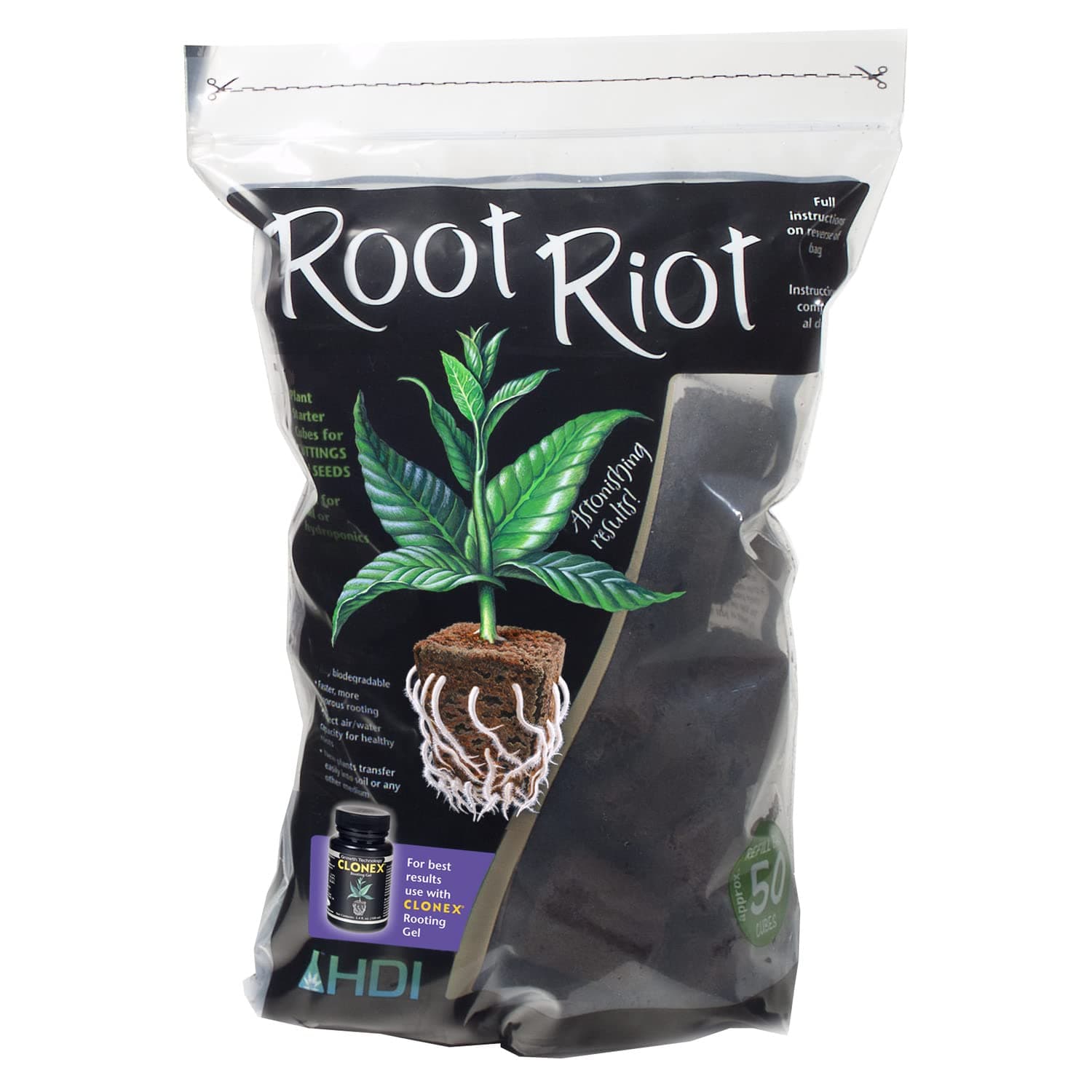 Hydro Dynamics Root Riot Replacement Cubes - 50 Cubes