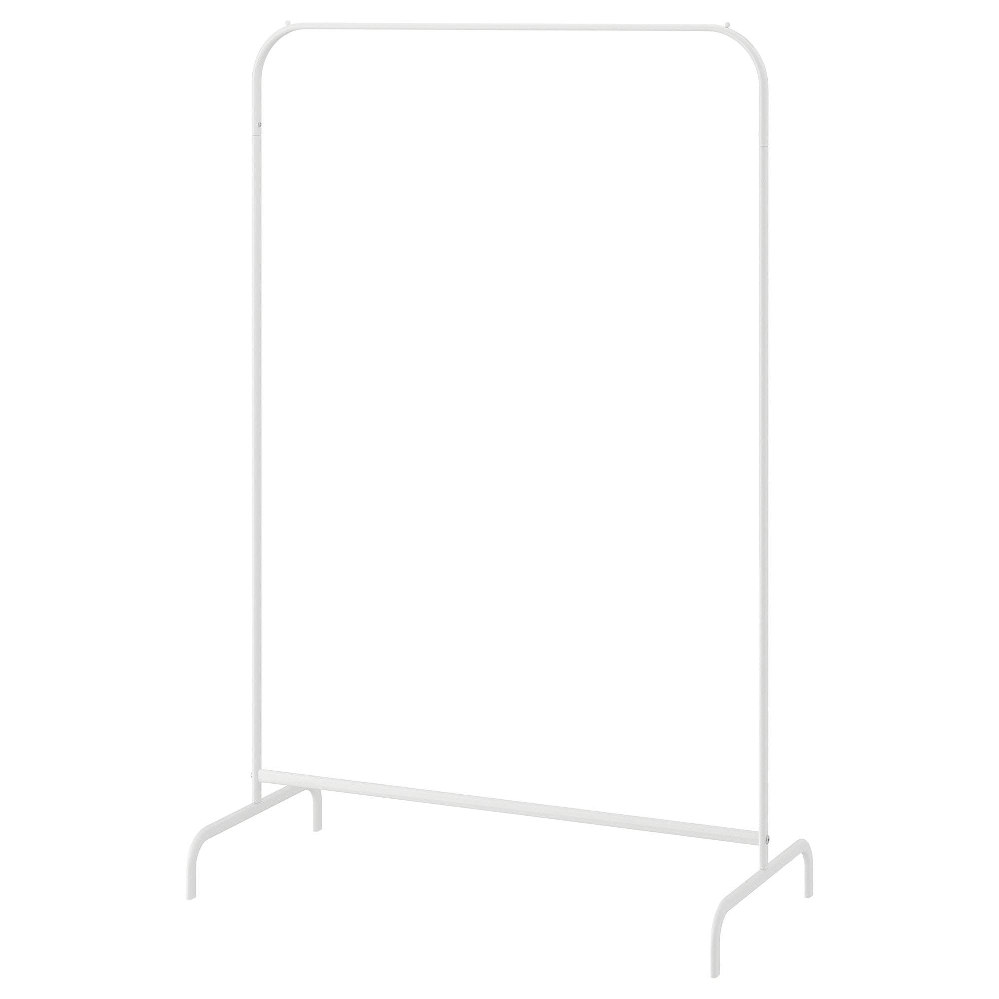 Ikea MULIG Clothes Rack (White, 99x46 cm)