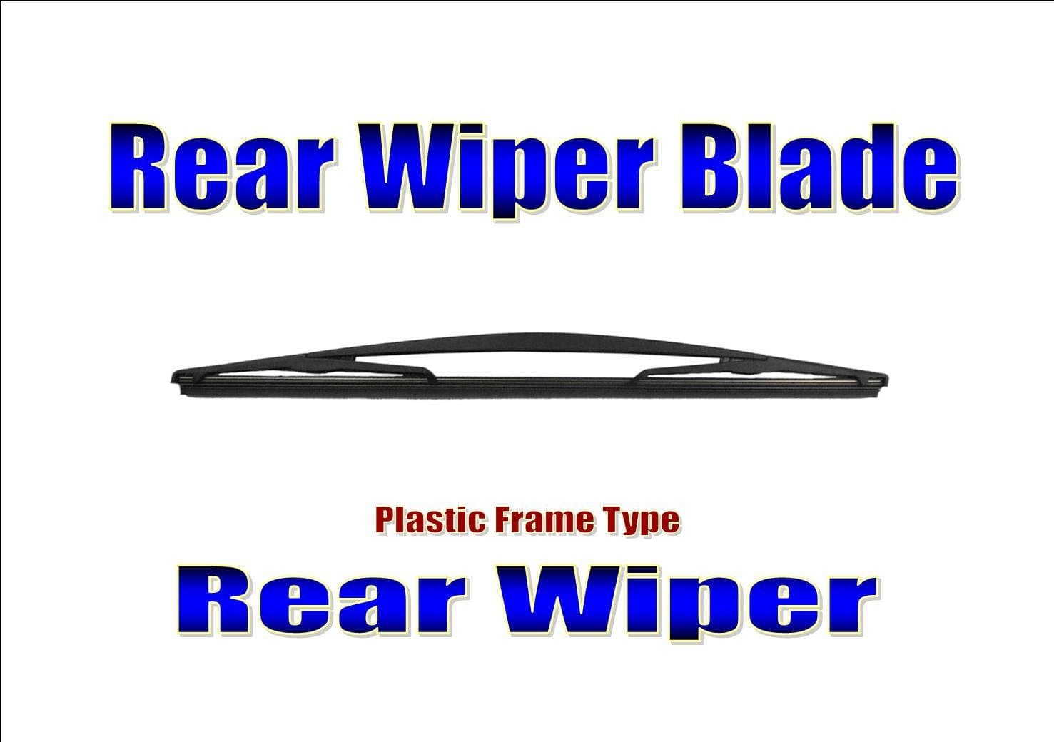 Jazz Rear Wiper Blade Back Windscreen Wiper 2002-2017