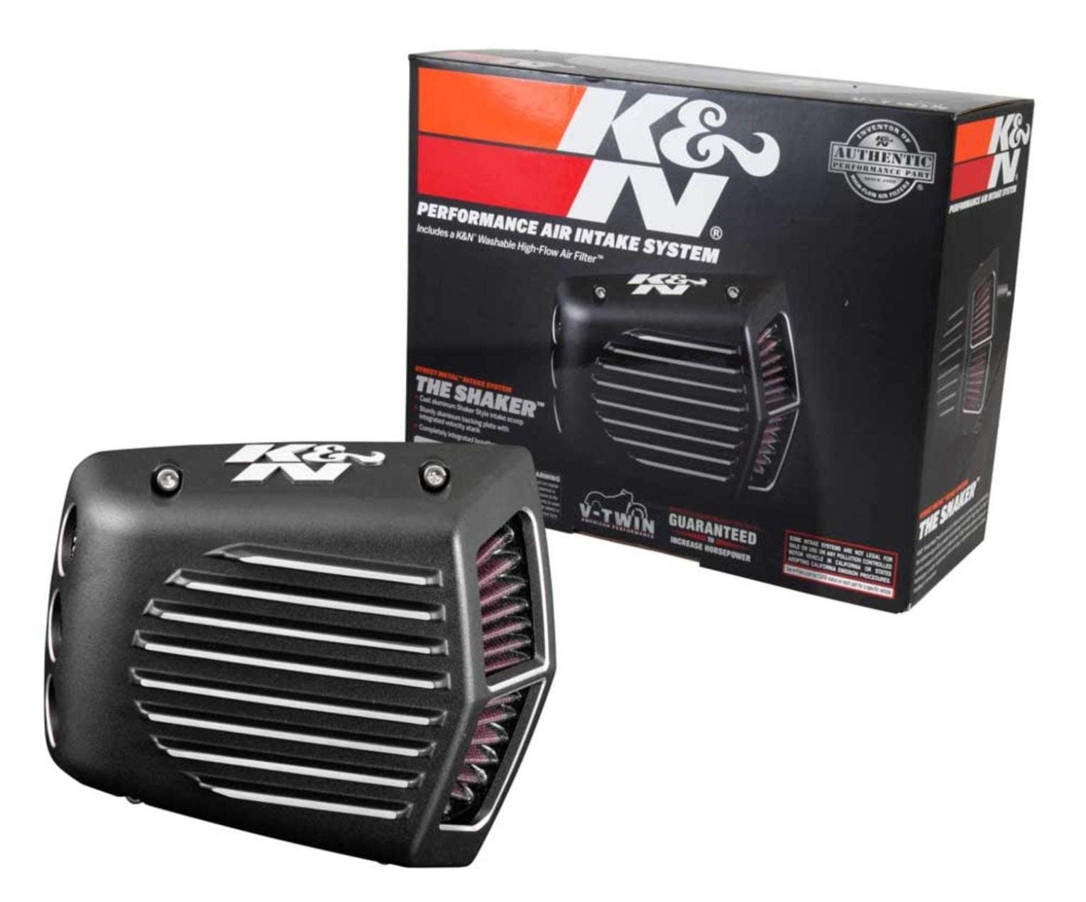 Cold Air Intake System: High-Flow Air Filter, Increase Performance & Acceleration: Compatible with 2001-2017 Harley Davidson: (See Product Description for Selected Models) RK-3950