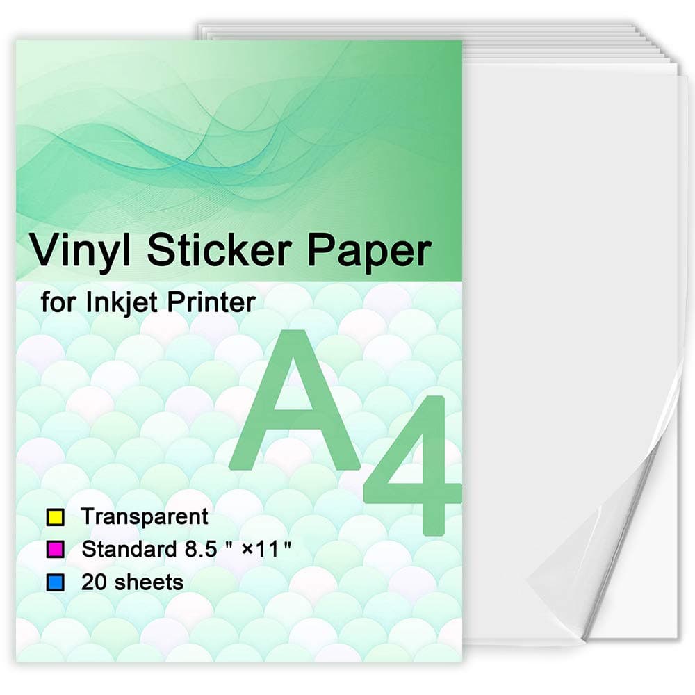 Clear sticker paper 20
