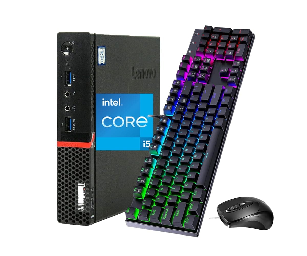 Lenovo ThinkCentre M900 Tiny Desktop Micro Tower PC (Intel Core i5-6500T Upto -3.1 GHz, 16 GB Ram, 256 GB SSD, USB 3.0, WiFi) Windows 10 Pro (Renewed) €¦