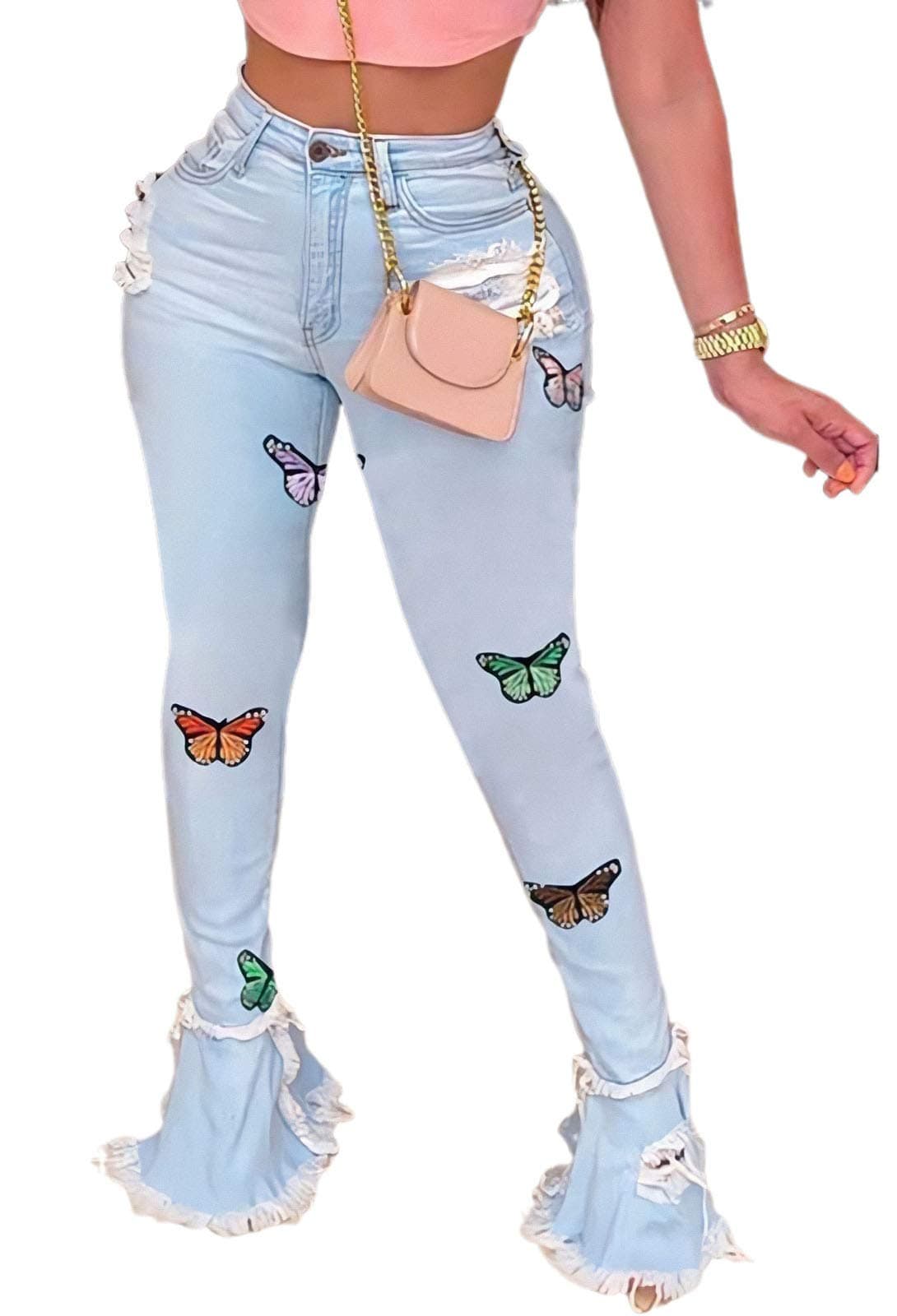Butterfly Jeans for Women