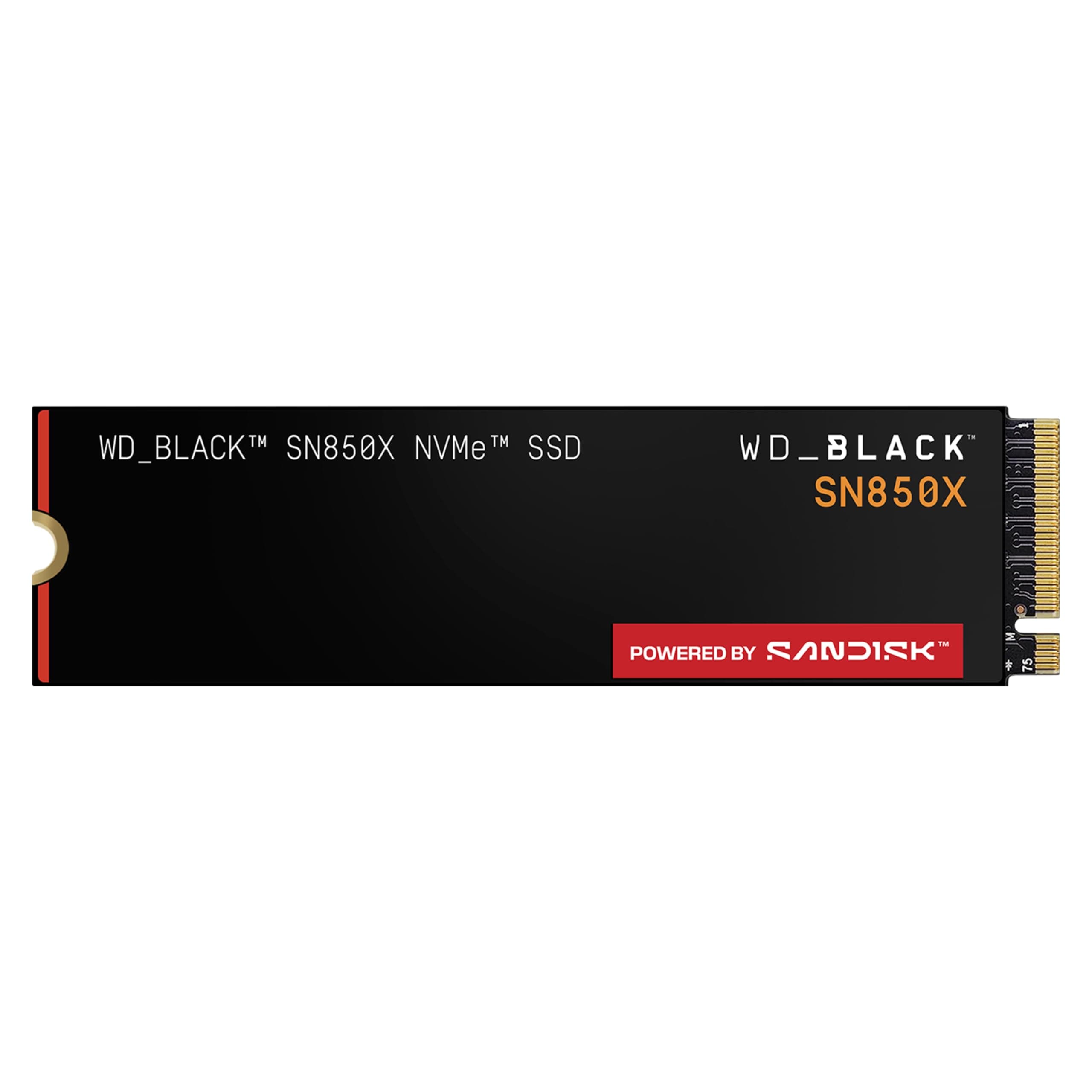 WD_BLACK 4TB SN850X NVMe Internal Gaming SSD Solid State Drive - Gen4 PCIe, M.2 2280, Up to 7,300 MB/s - WDS400T2X0E