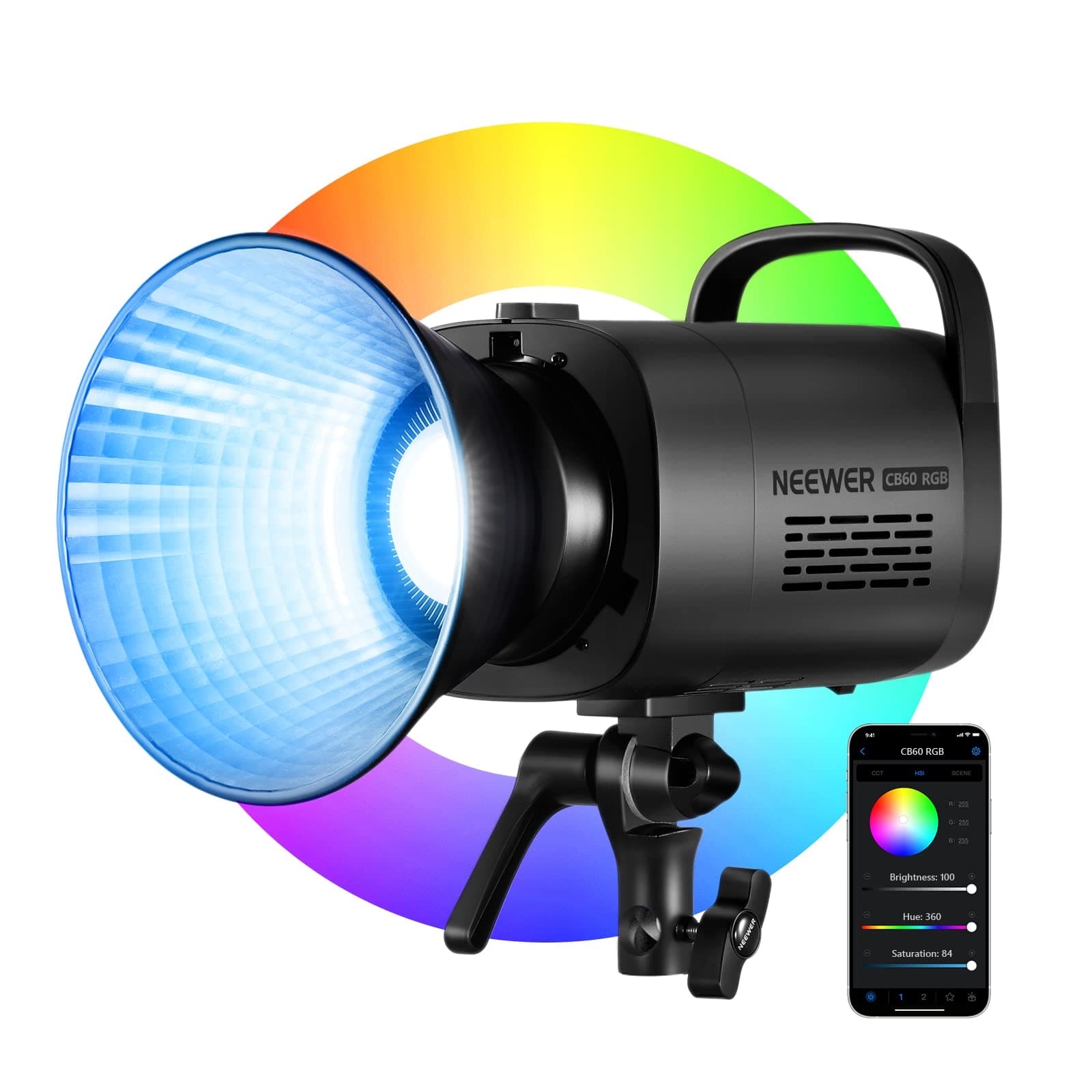 CB60 RGB 70W LED Video Light