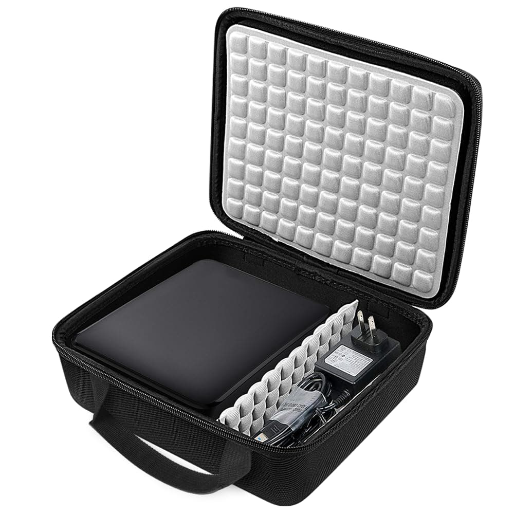 Comecase Hard Drive Case for Seagate Expansion Desktop/for Western Digital WD My Book/for Elements External Hard Drive 6TB 8TB 10TB 12TB 14TB 16TB 18TB Portable Desktop HDD (Bag Only)