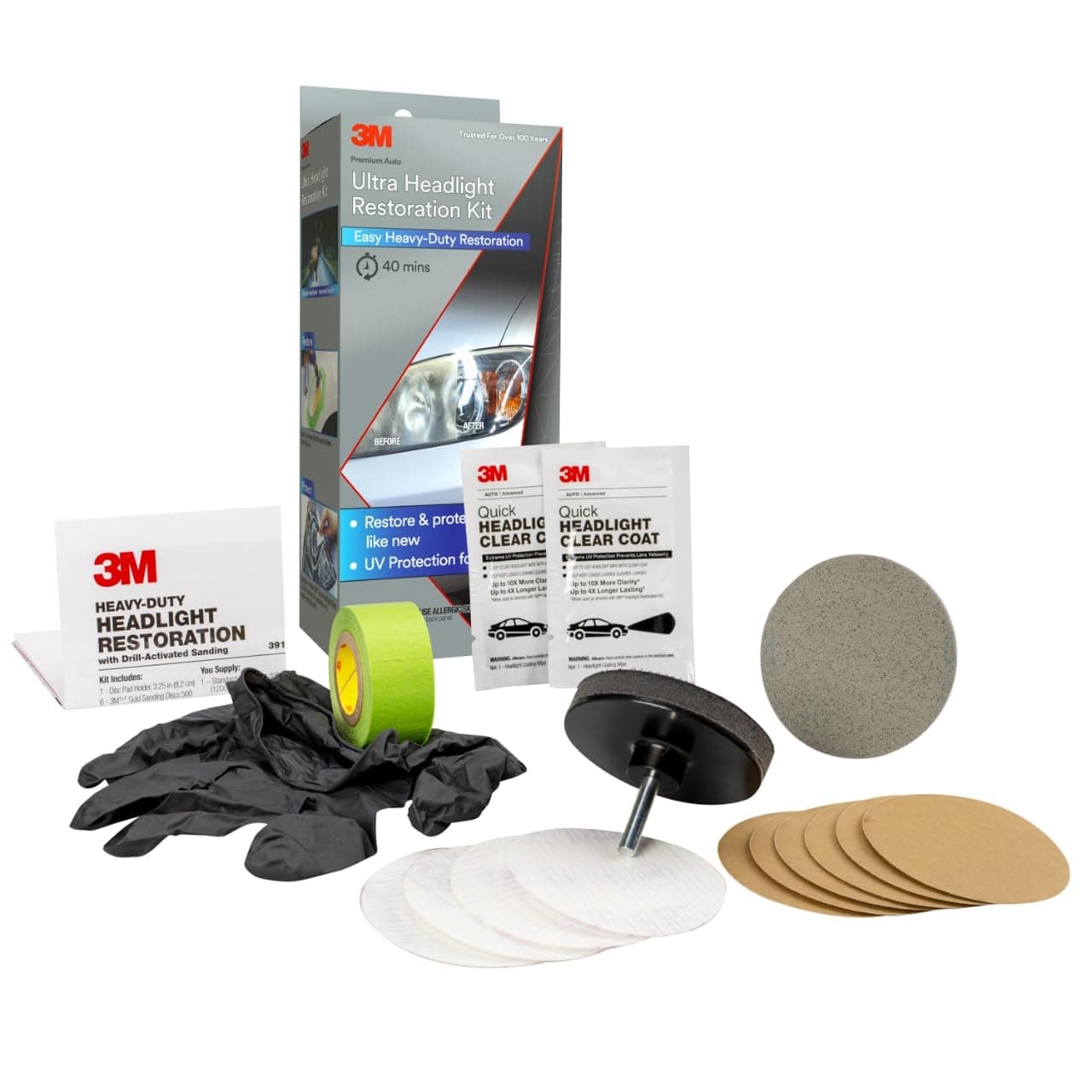 Ultra Headlight Restoration Kit -39195